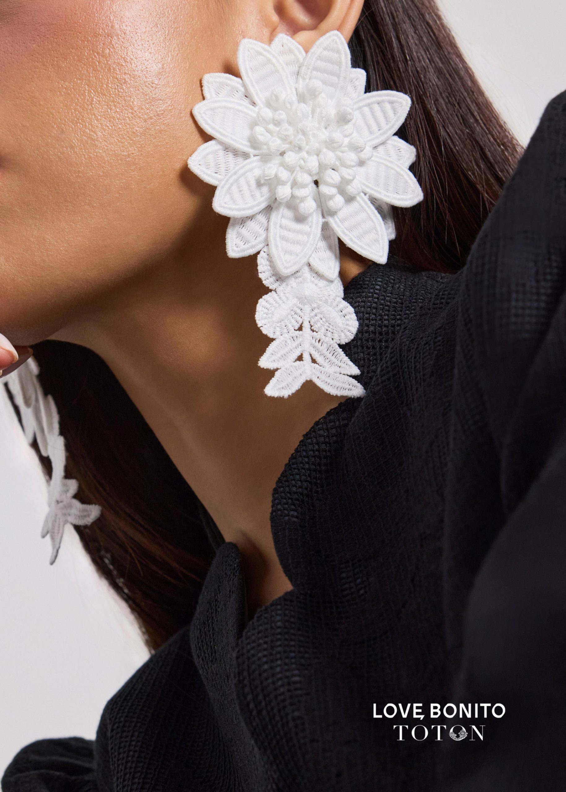 Love, Bonito x TOTON Lace Chandelier Earrings - Image 6