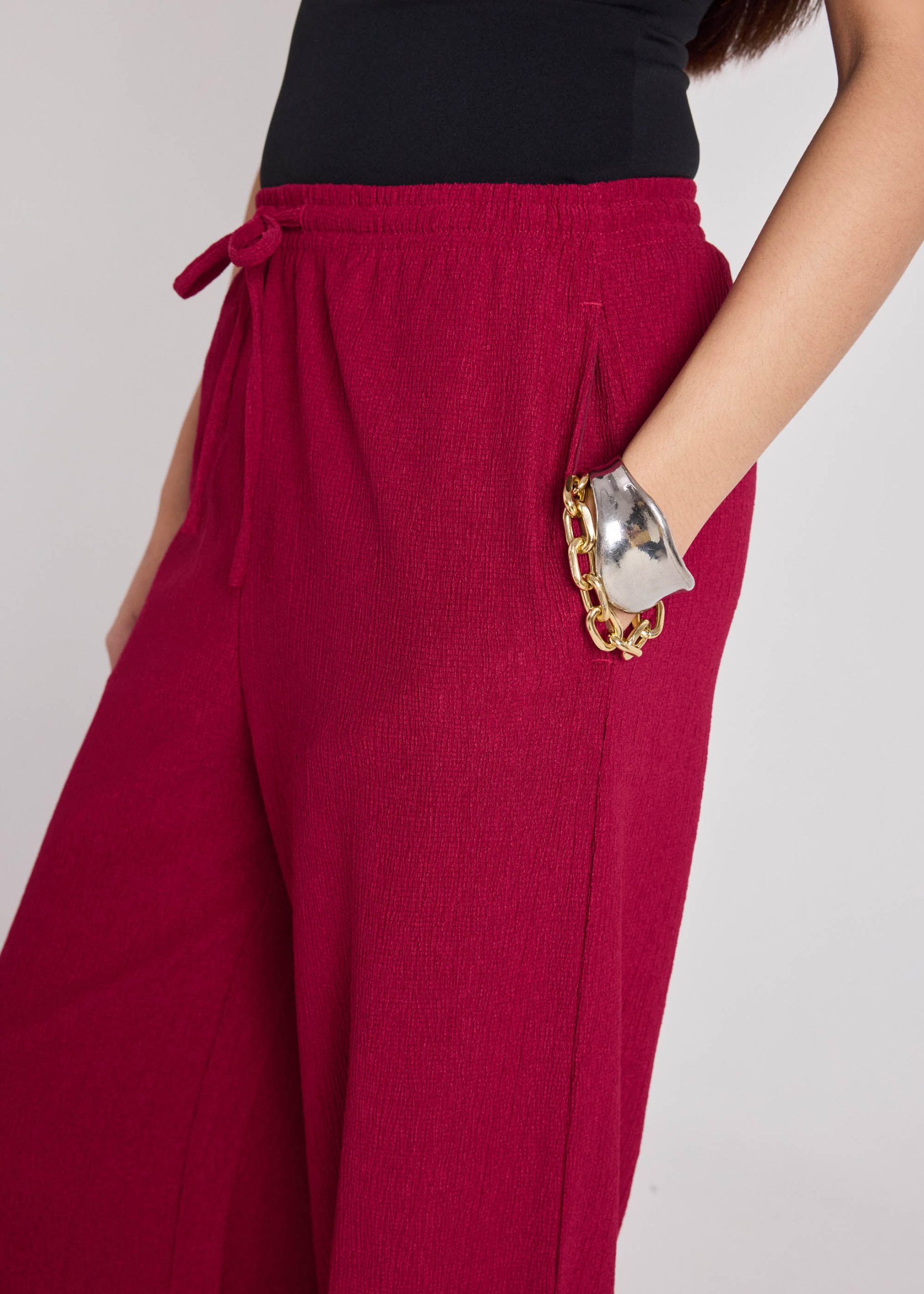 Crinkled Jersey Pants - Image 14