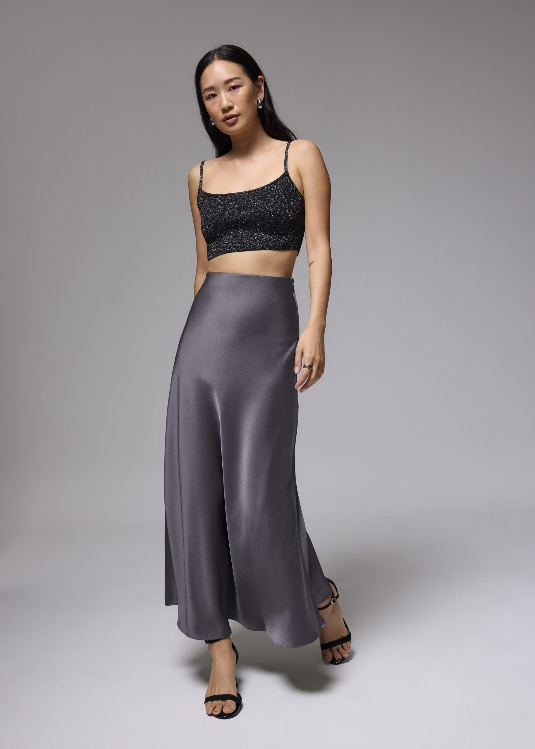 Fitted Crop Knit Camisole Top - Image 4