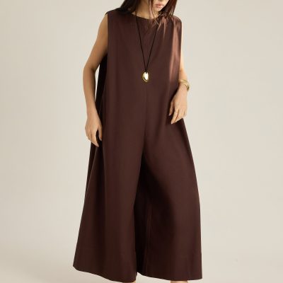 Linen Wide Leg Jumpsuit