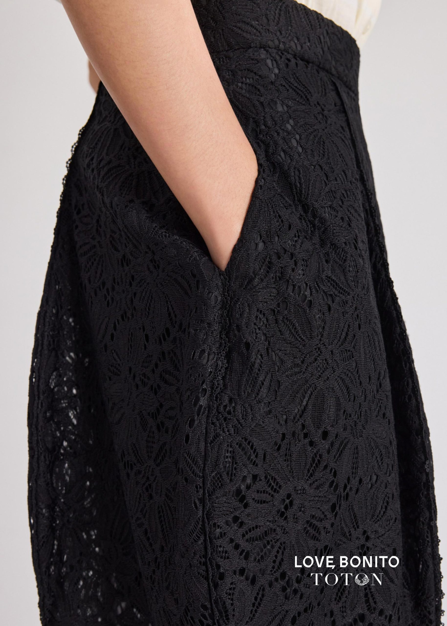 Love, Bonito x TOTON Lace Cocoon Skirt - Image 4