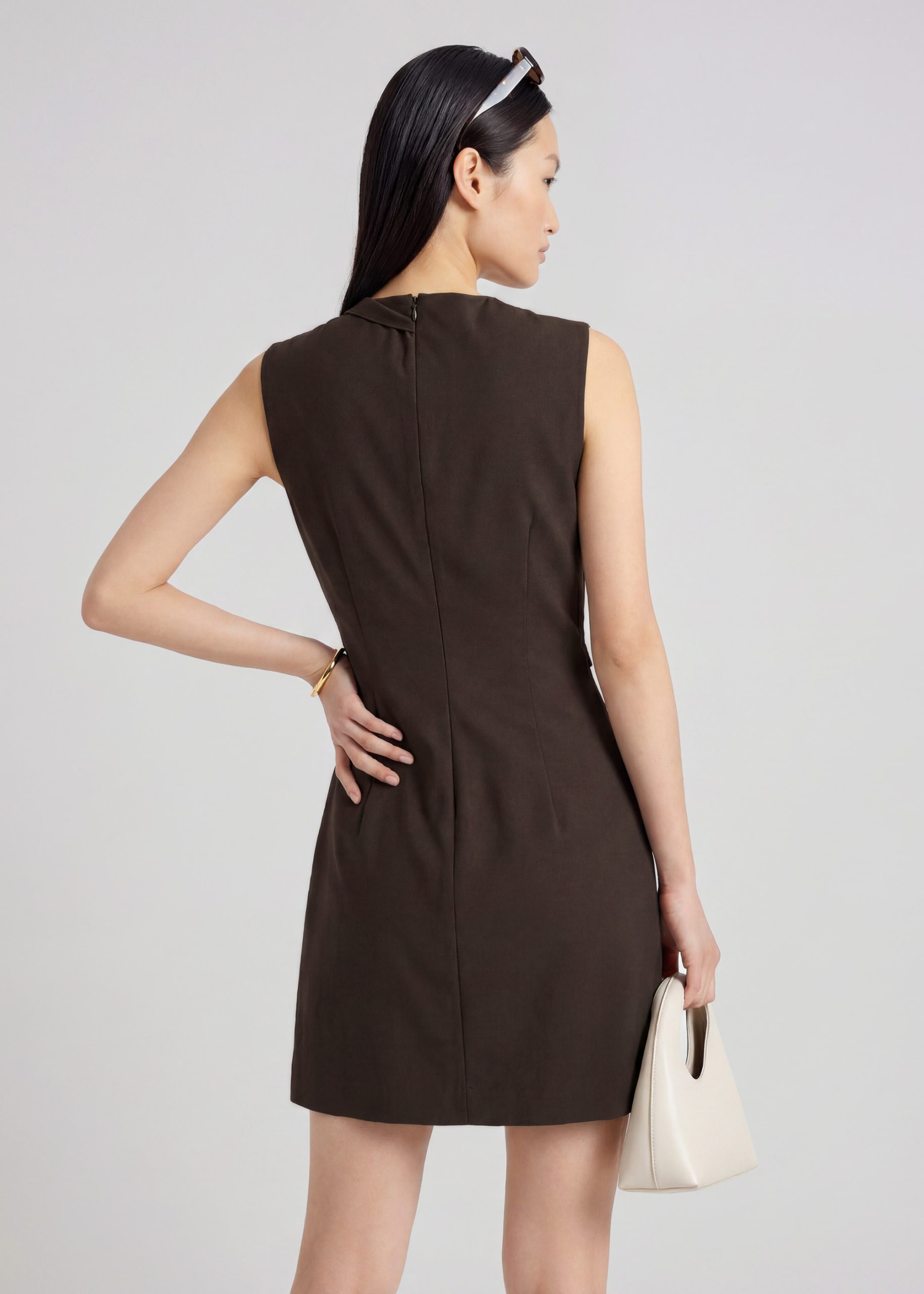 Jisoo Cool-Touch Suiting Dress - Image 3