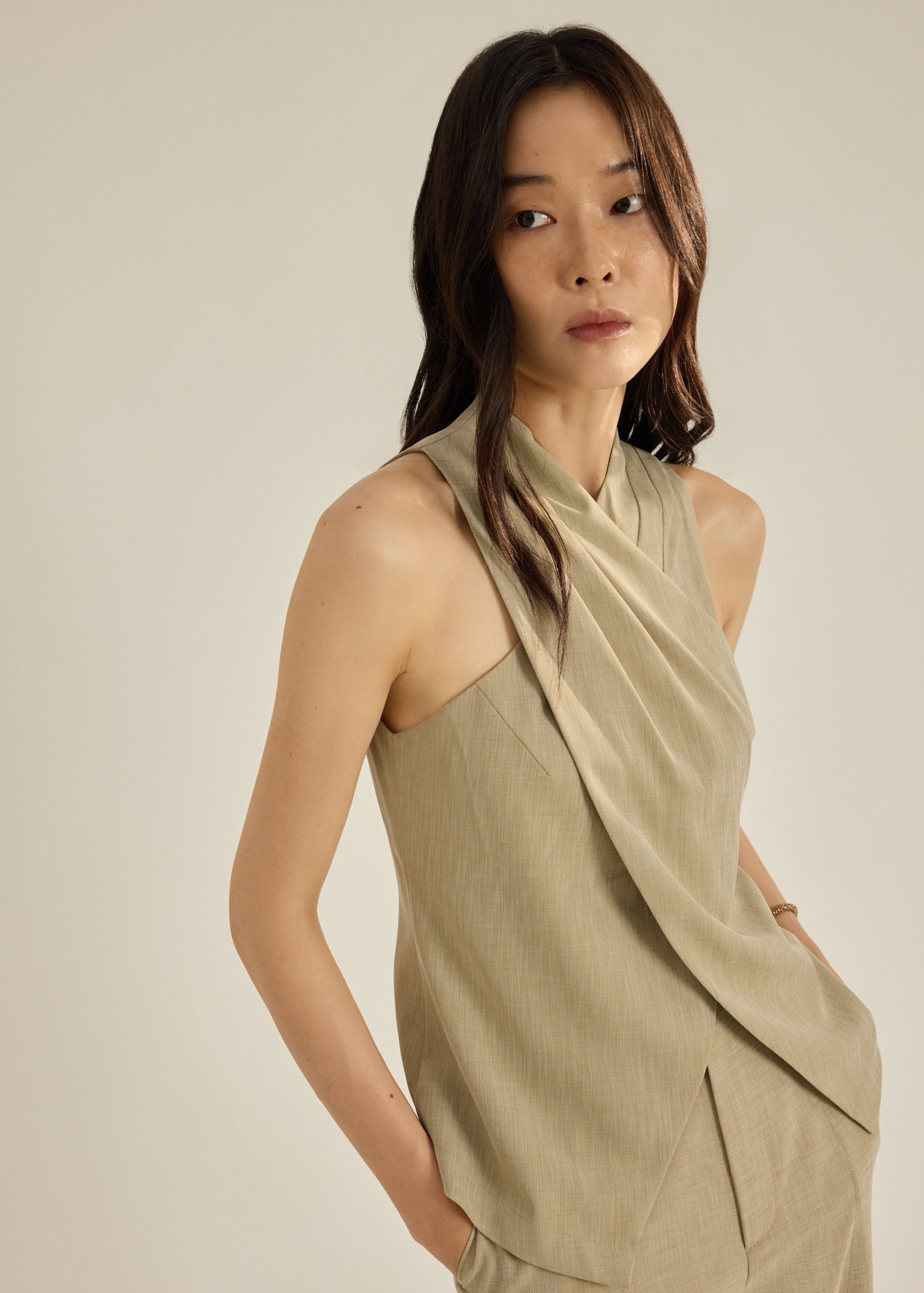 Eva Melange Halter Top - Image 14