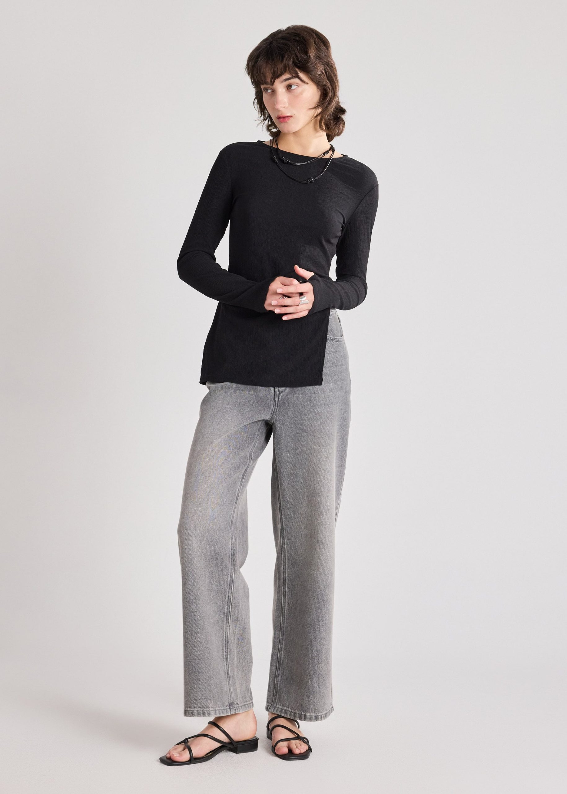 Side Slit Fitted Top - Image 9