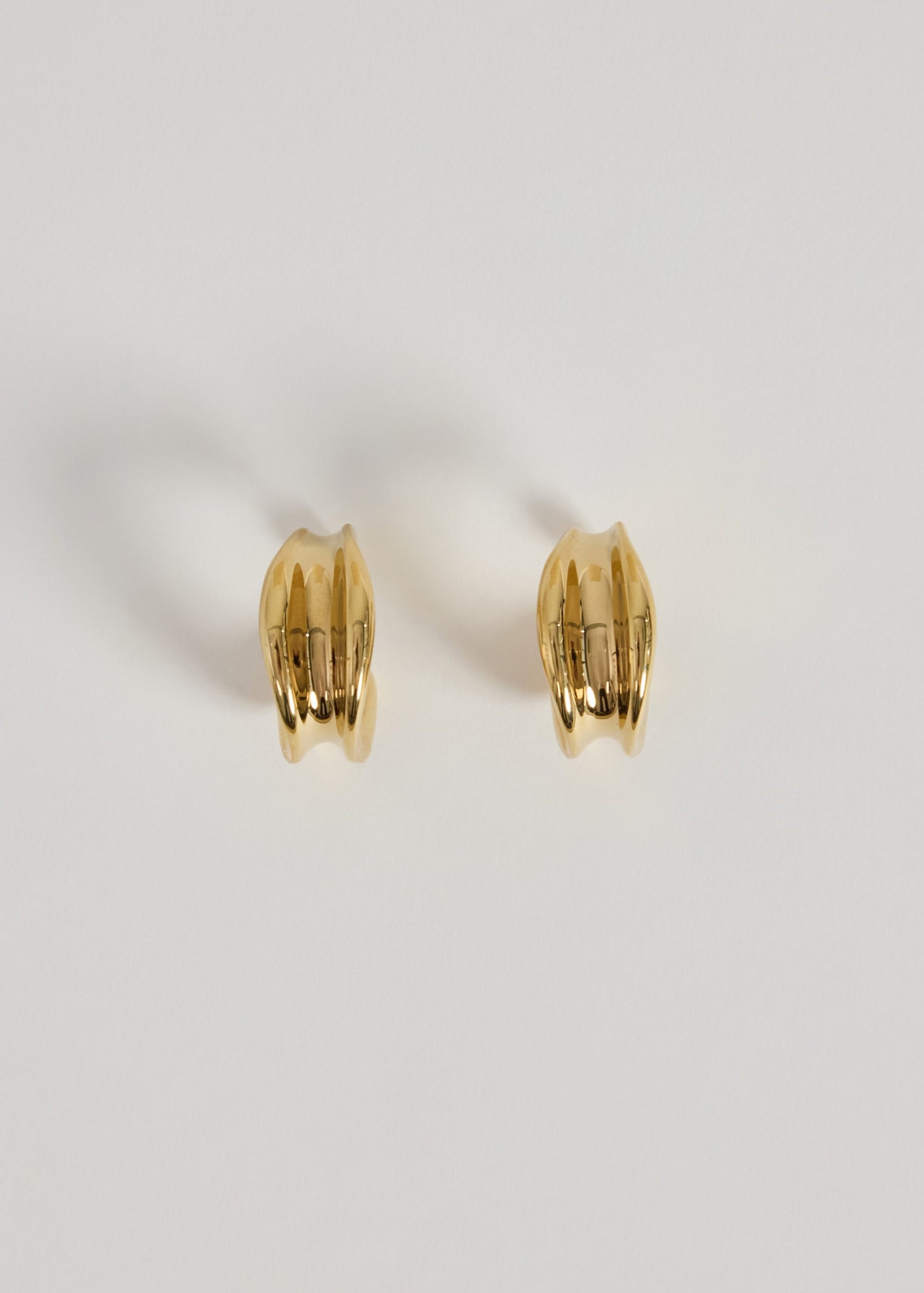 Chunky Hoop Earrings - Image 2
