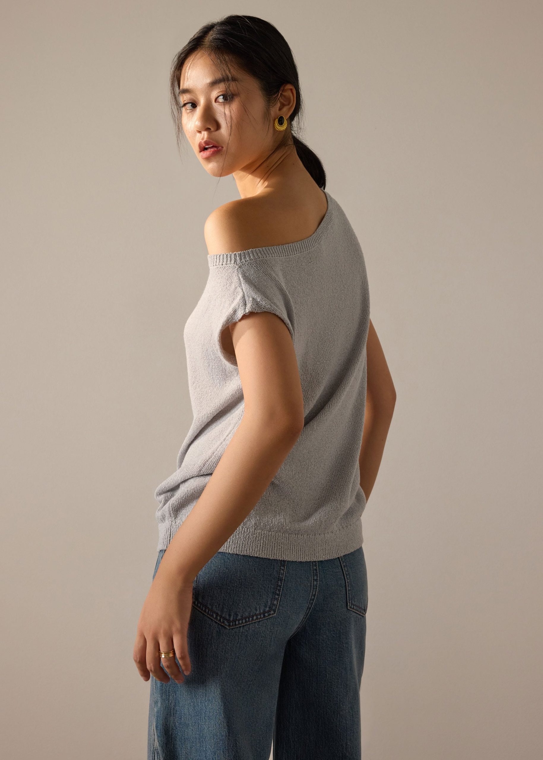 Knit Relaxed Long Top - Image 6