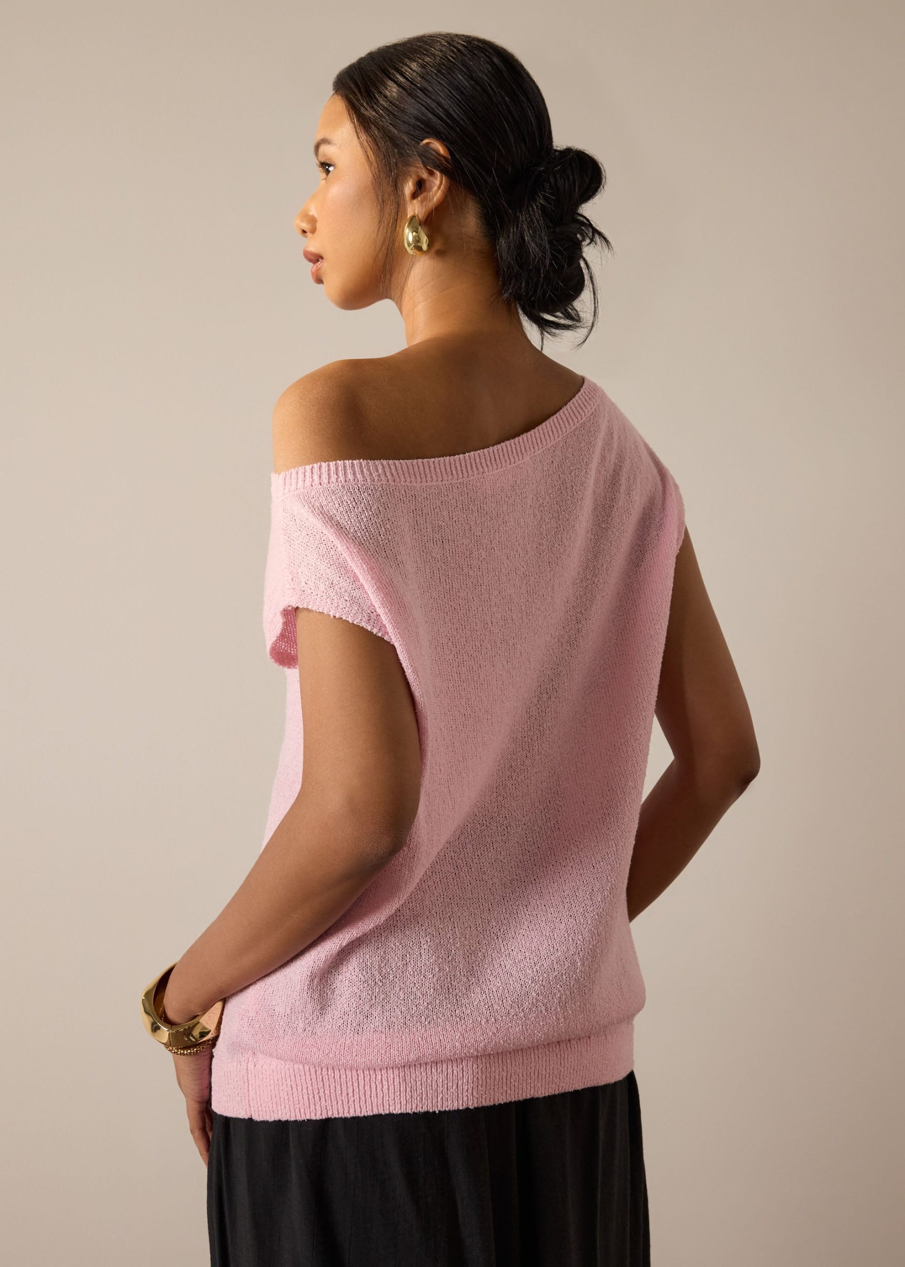 Knit Relaxed Long Top - Image 11