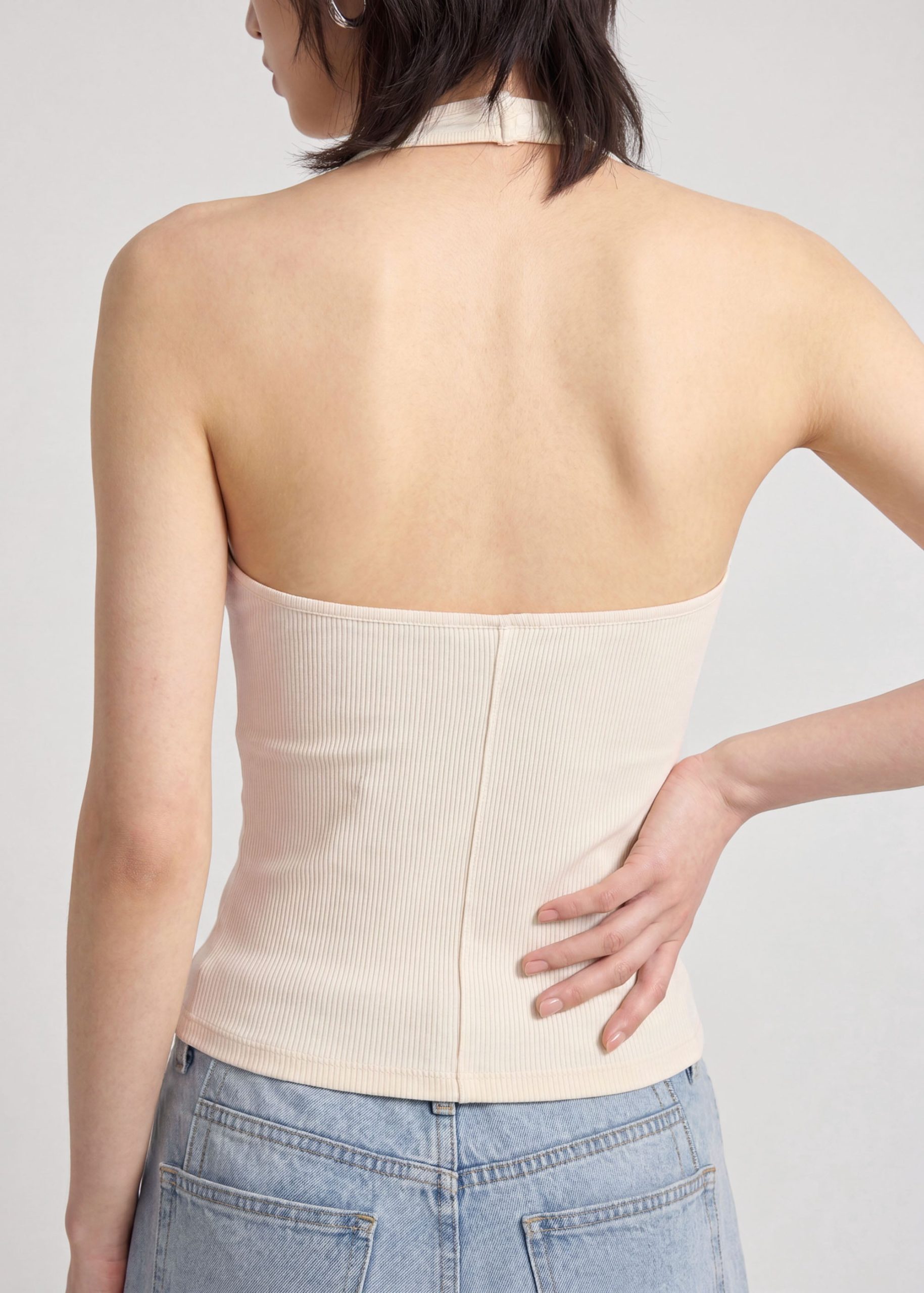 Halter Fitted Top - Image 28