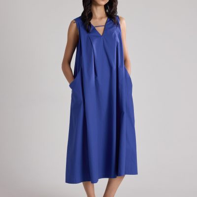 Cotton Trapeze Dress