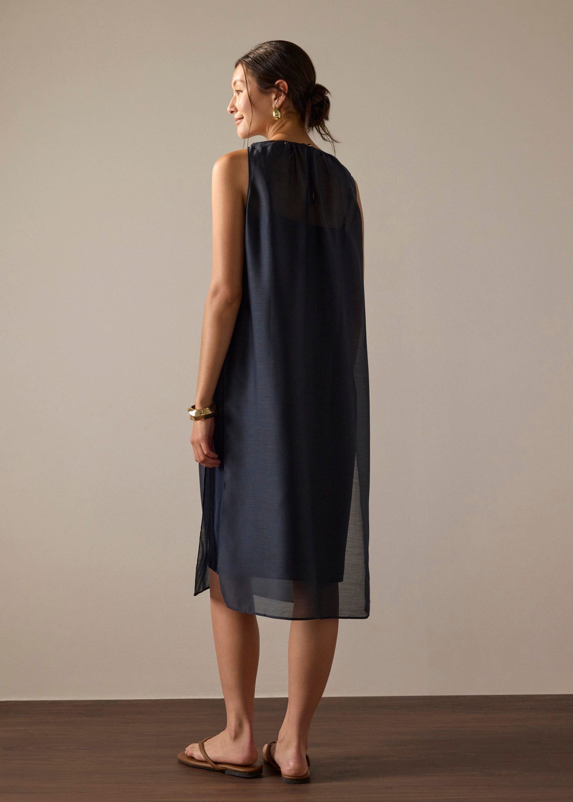 Mirei Organza Column Dress - Image 4