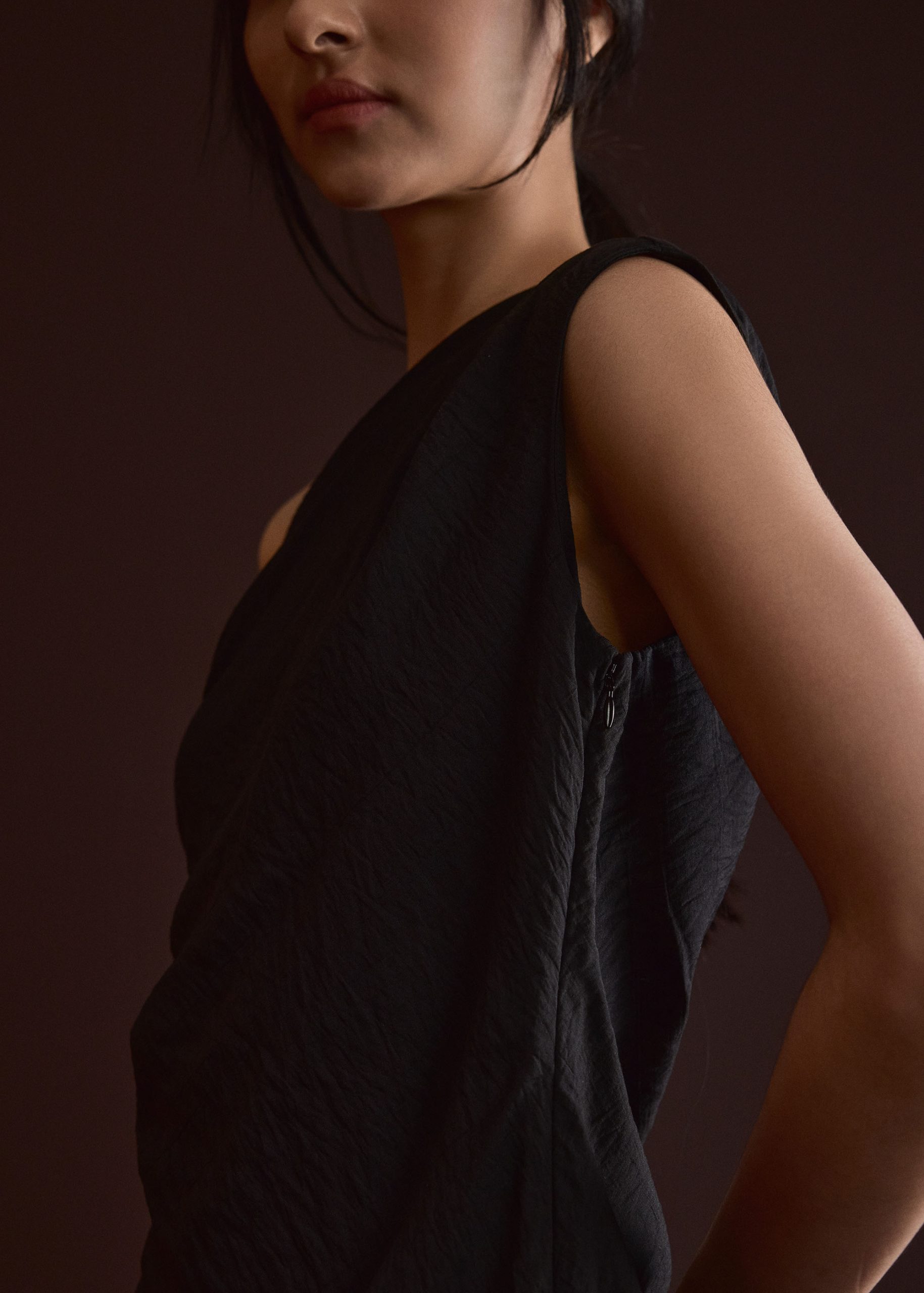 Shoulder Twist Asymmetric Top - Image 3
