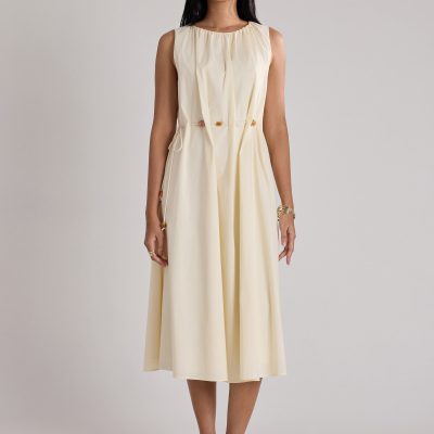 Coastal Beads Waist Tie Dress