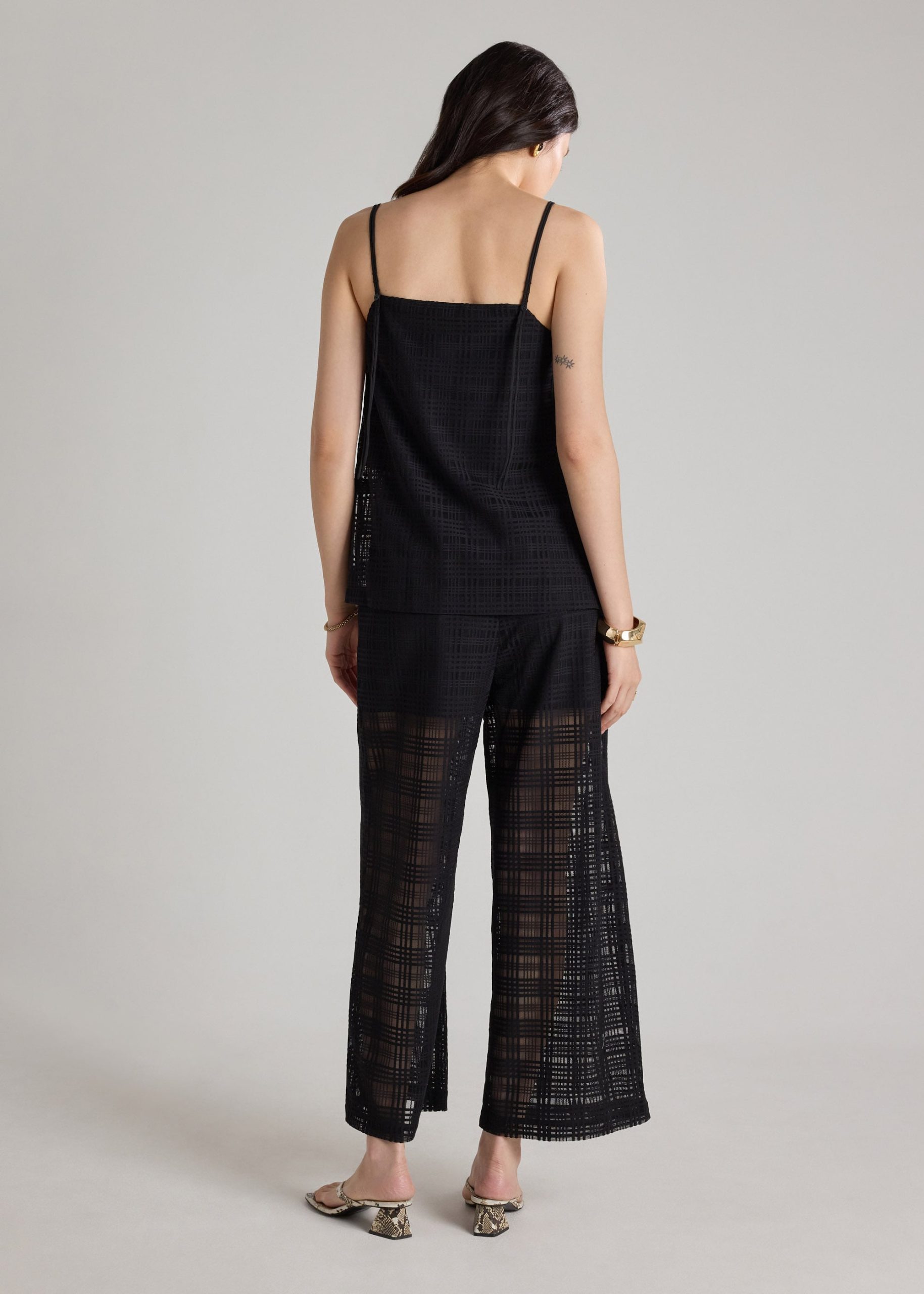 Sheer Check Camisole - Image 3