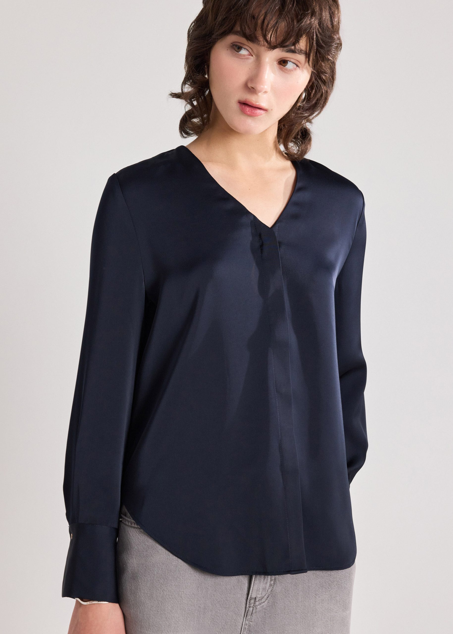 RuchedReady® Multi-way Satin Shirt - Image 13