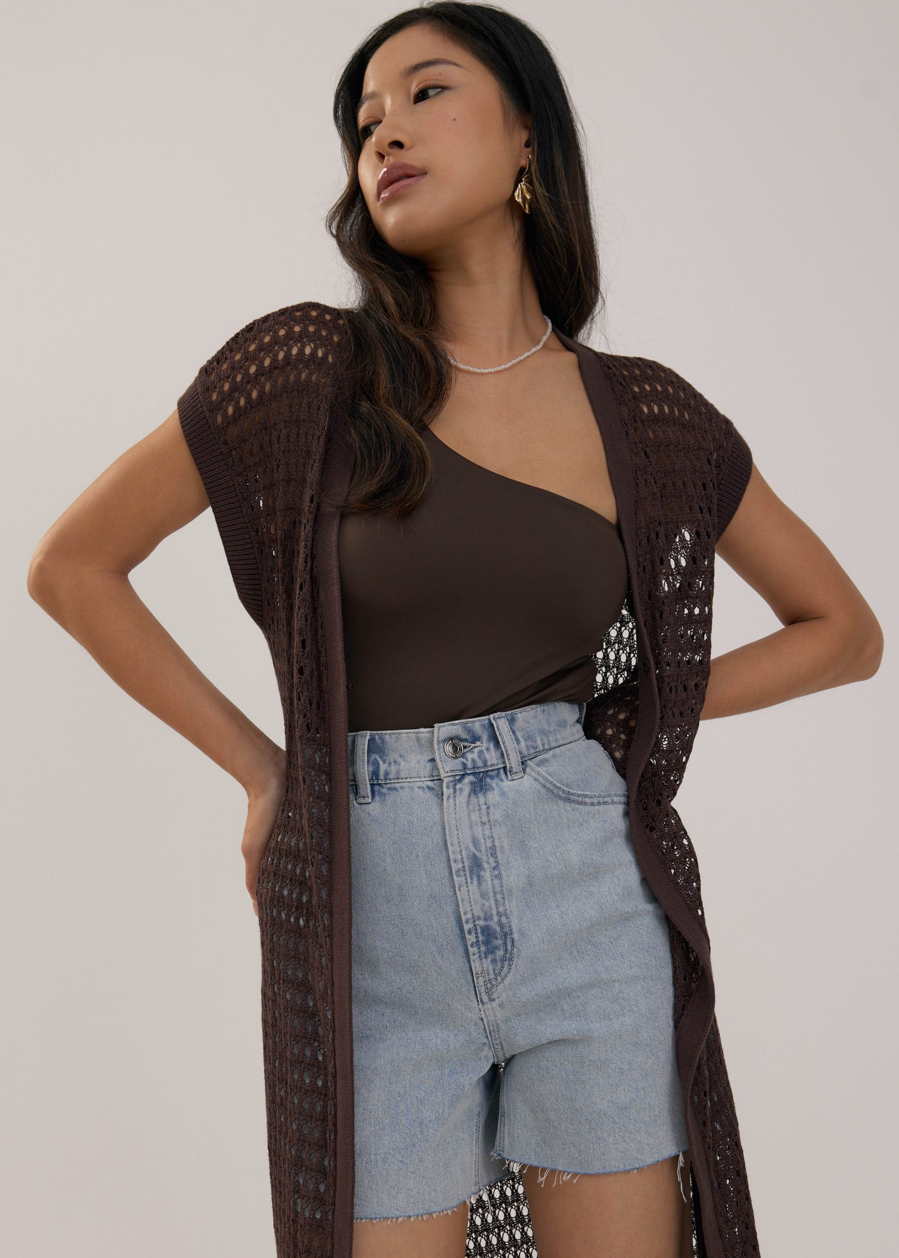 Openwork Knit Multi-way Midaxi Dress - Image 10