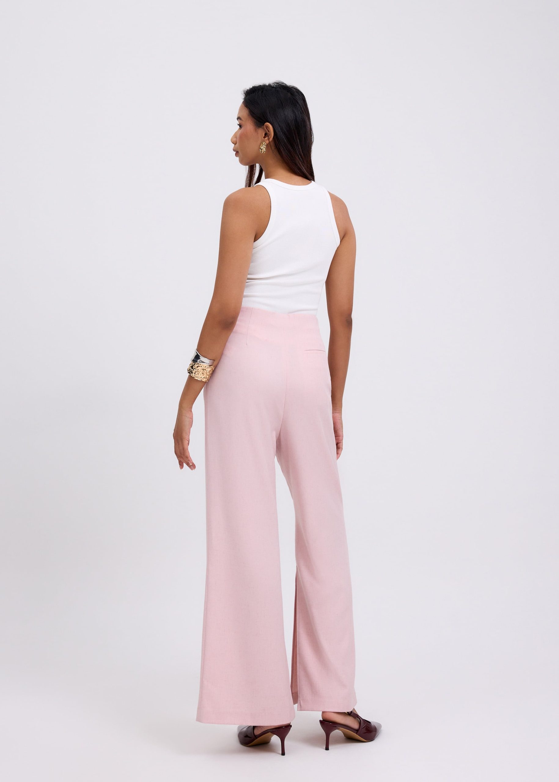 Leggy??Amarantha High Waist Straight Leg Pants - Image 5