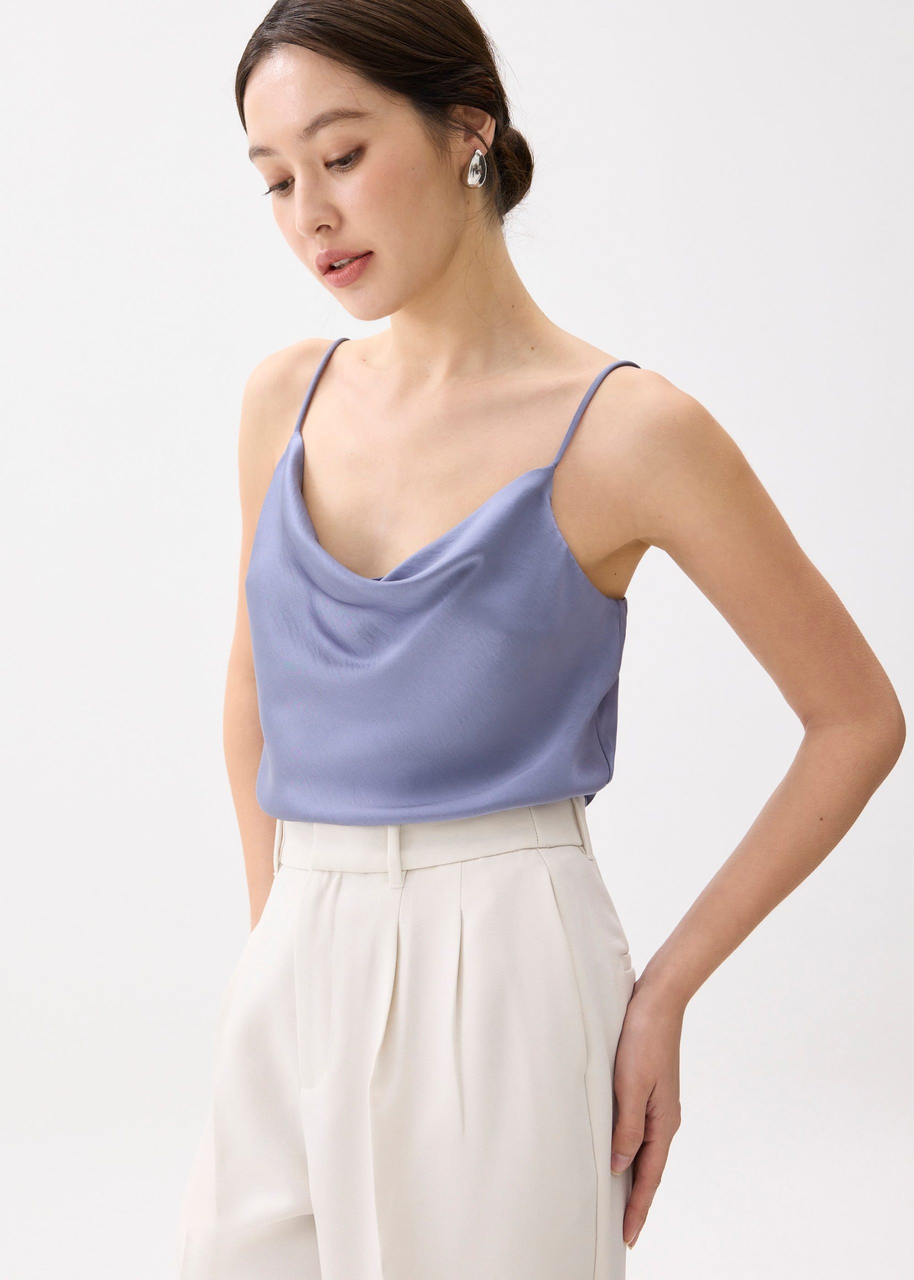 Sophia Cowl Neck Camisole Top - Image 27