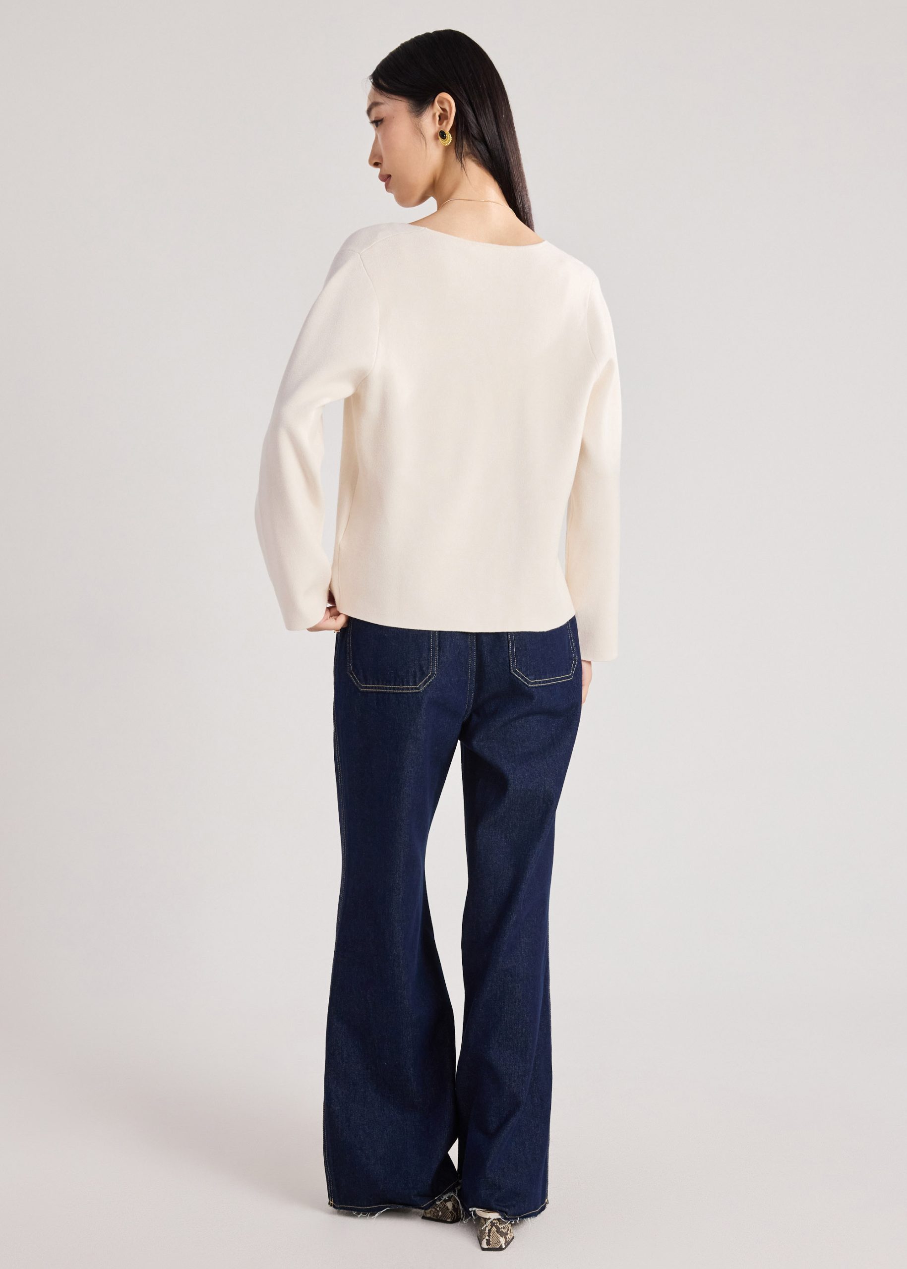 Knit Long Cardigan - Image 10