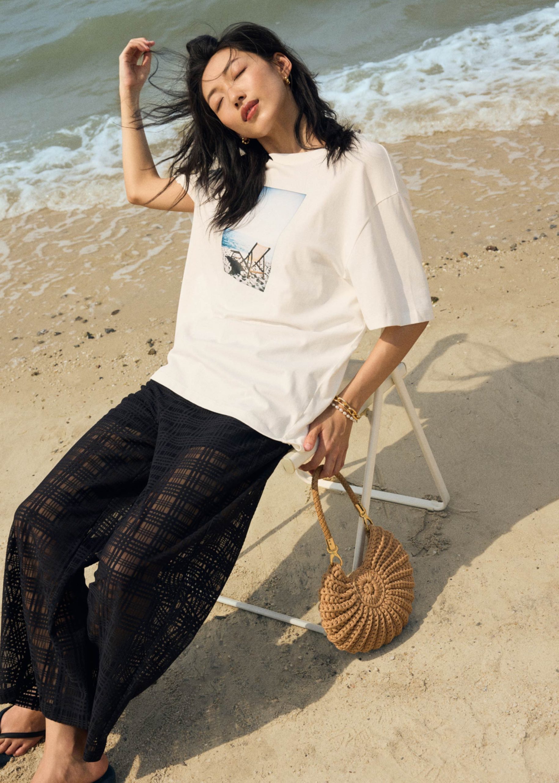 Oversized Jersey Graphic Tee - Image 9
