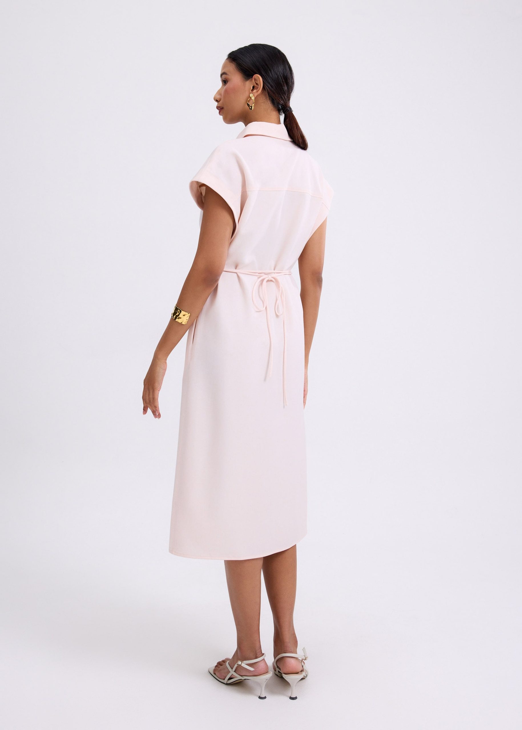 Lian Button Down Column Midaxi Dress - Image 6
