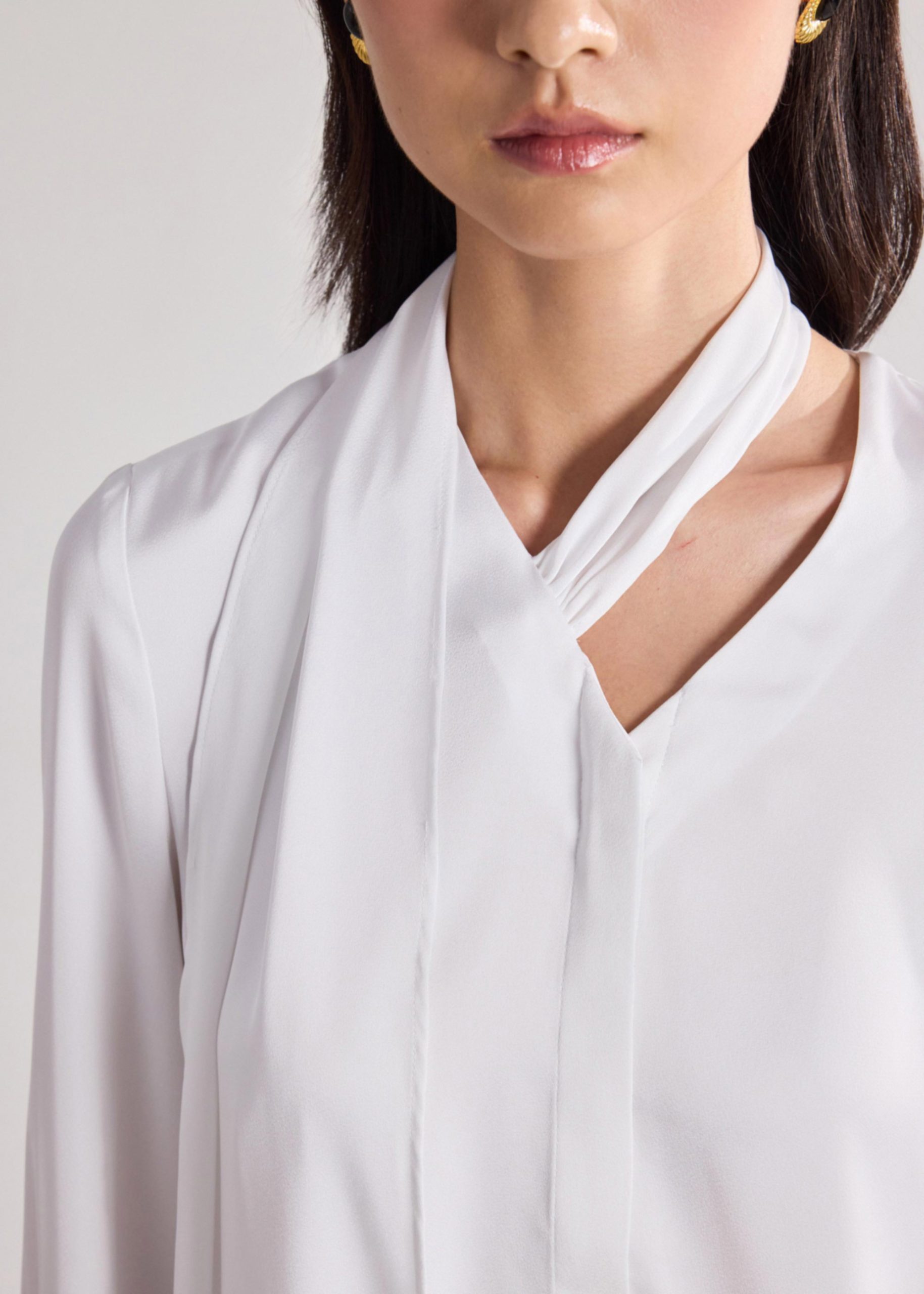 RuchedReady® Multi-way Satin Shirt - Image 5
