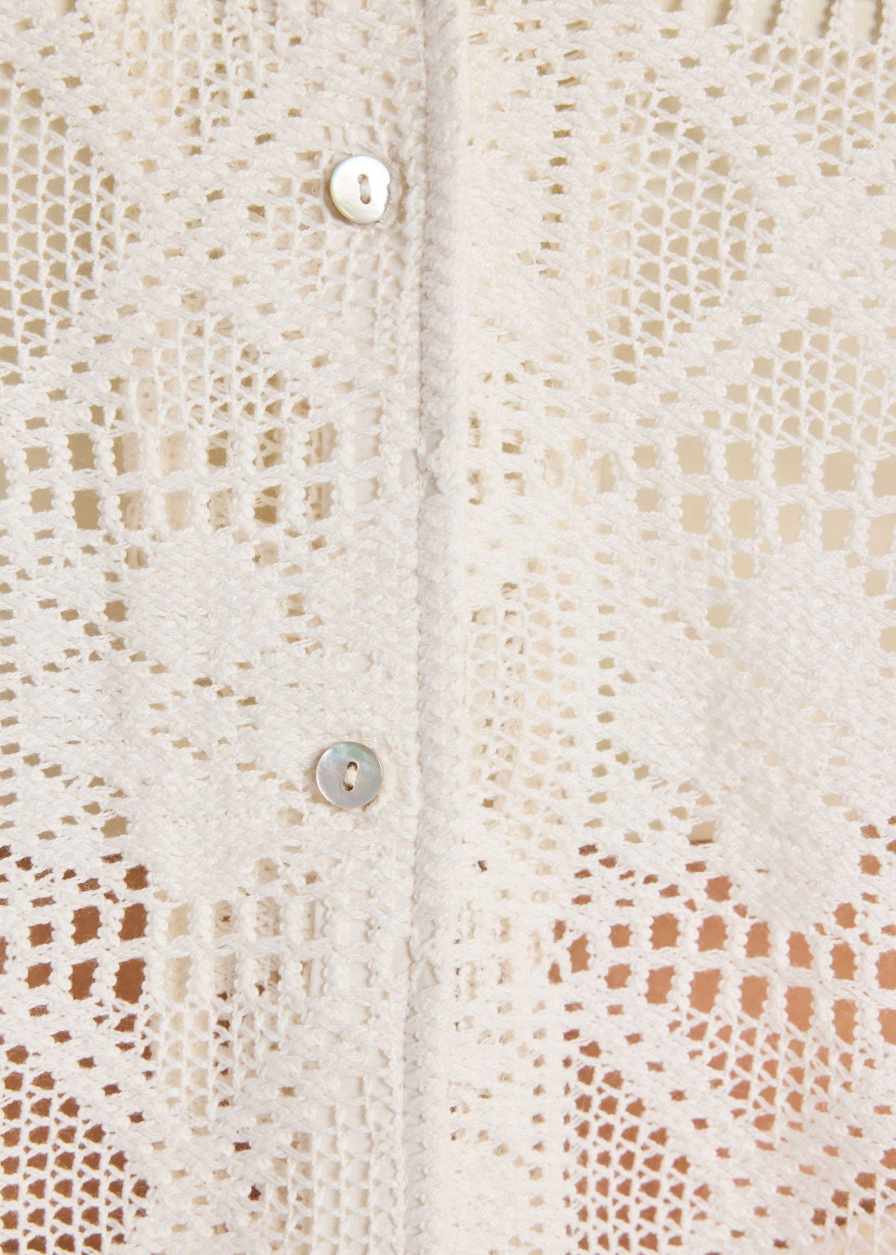 Crochet Relaxed Shirt - Image 15