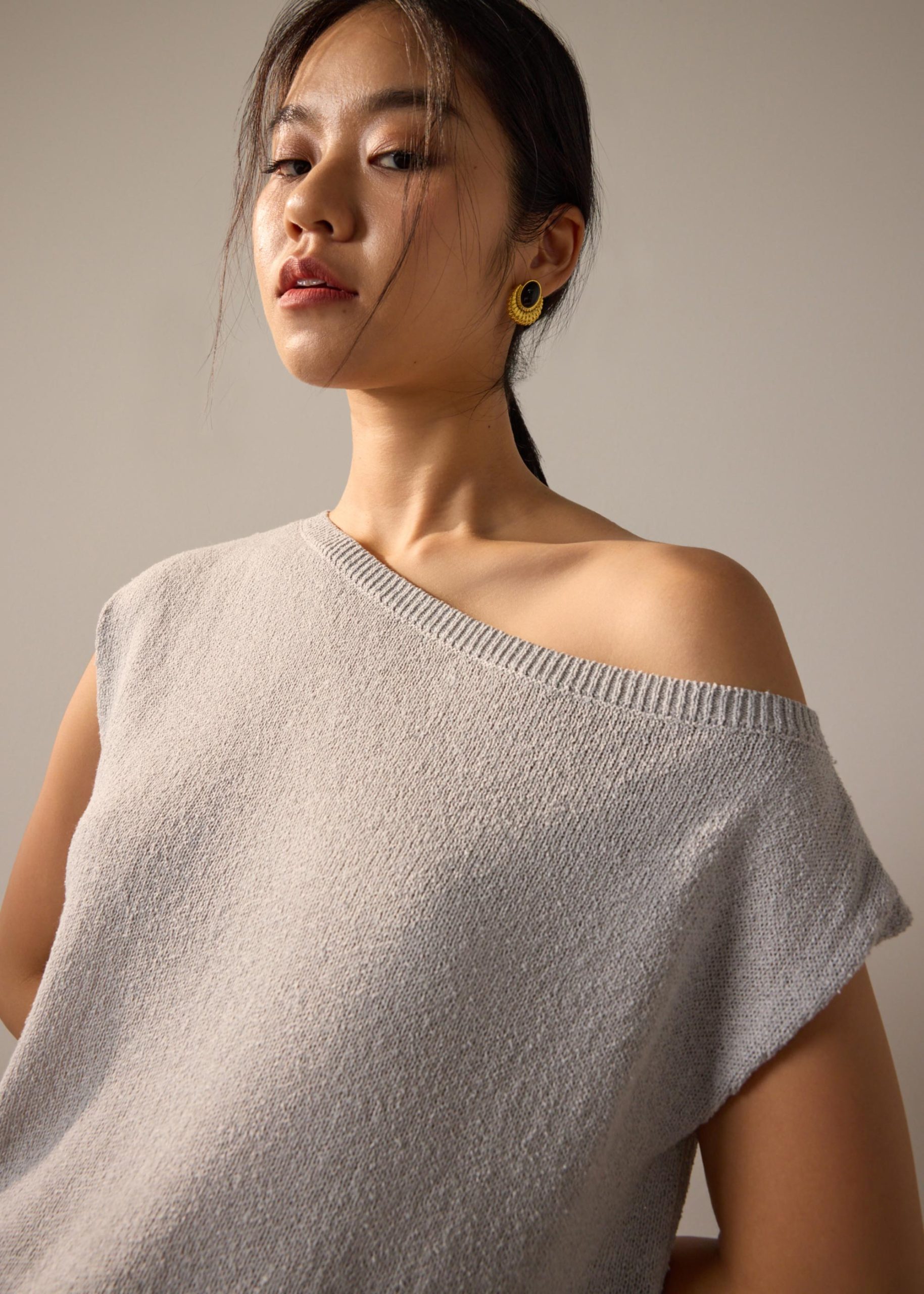 Knit Relaxed Long Top - Image 2