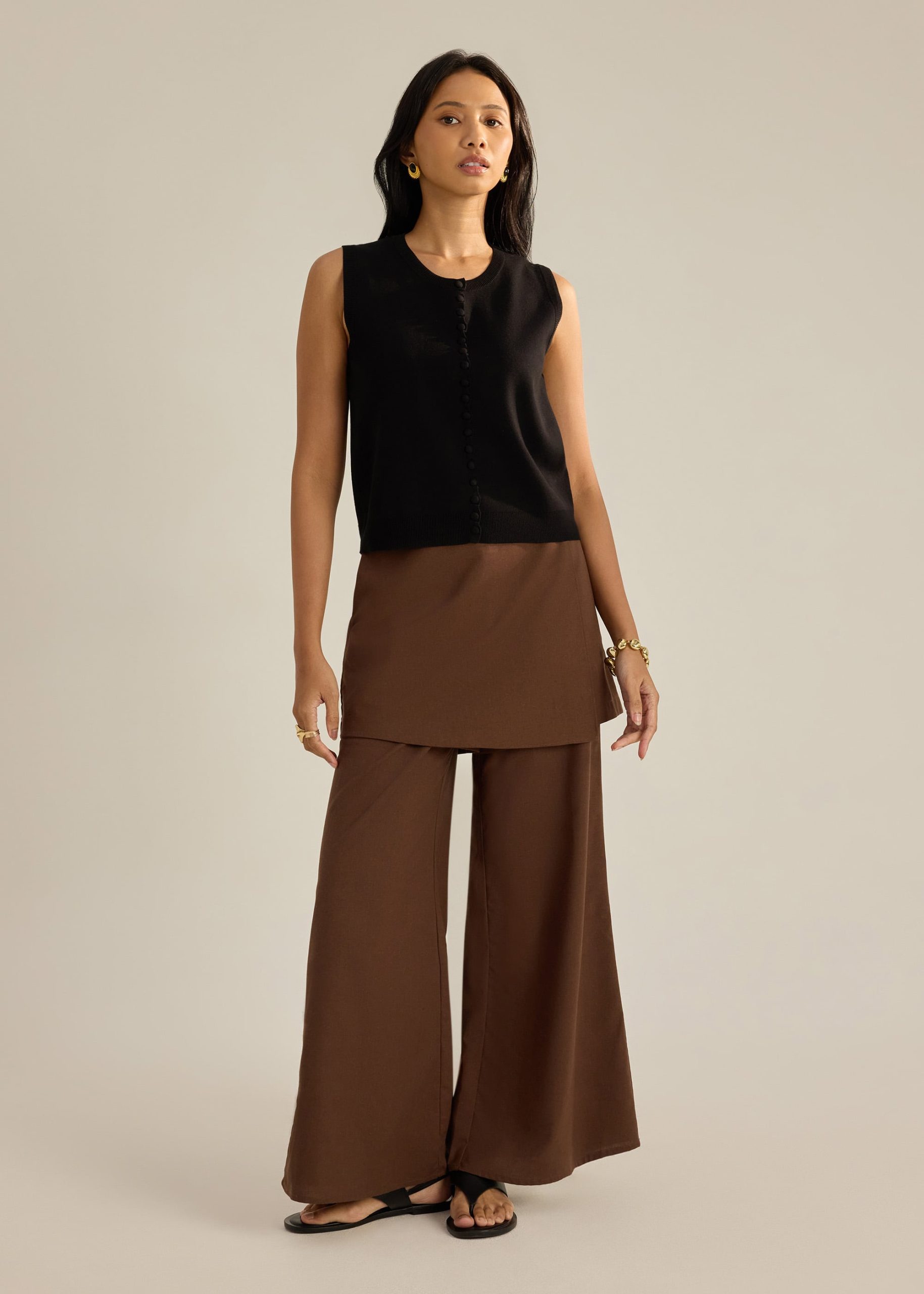 Anjali Scallop Edge Knit Top - Image 2