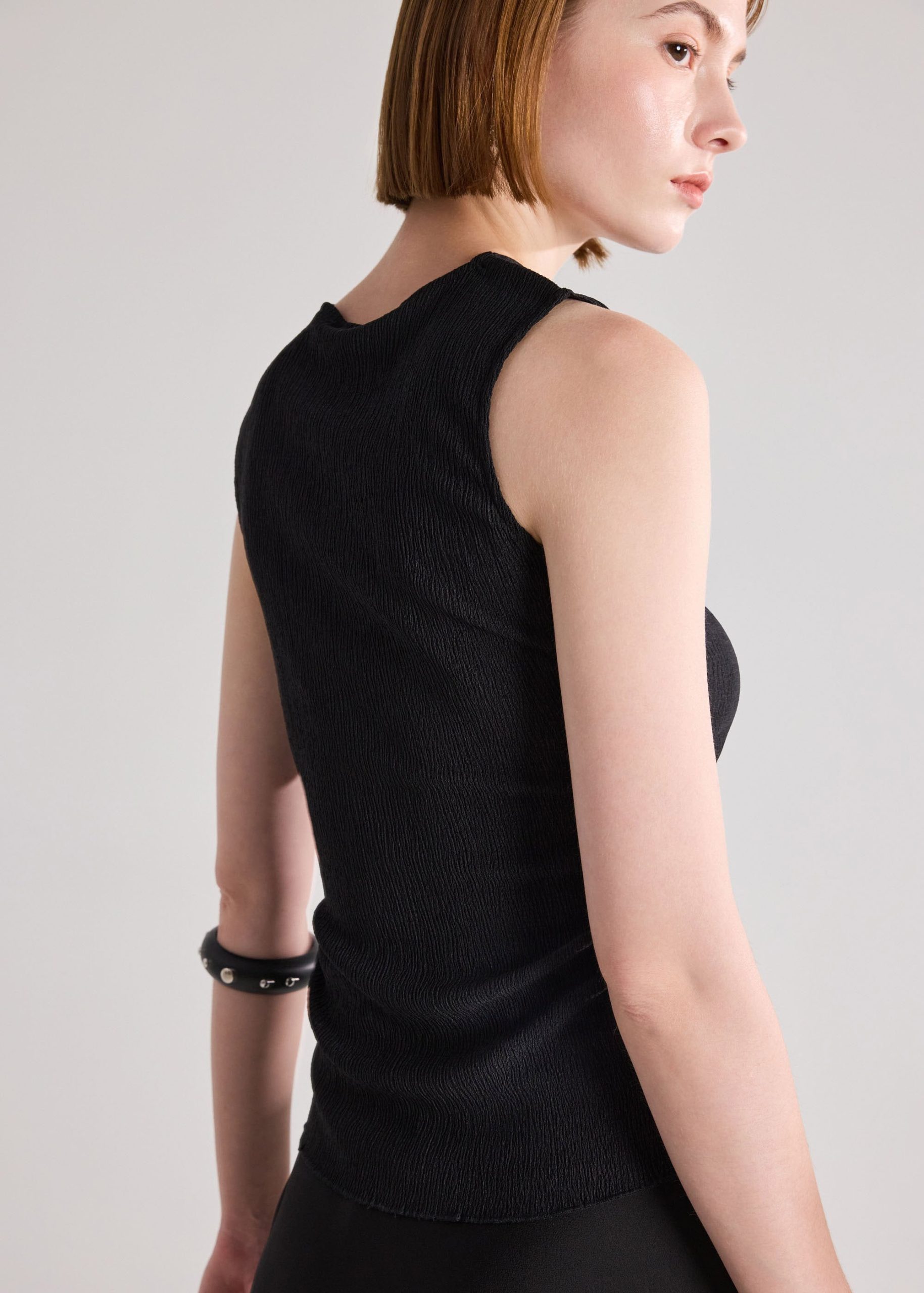 Crinkled Jersey Tank - Image 6