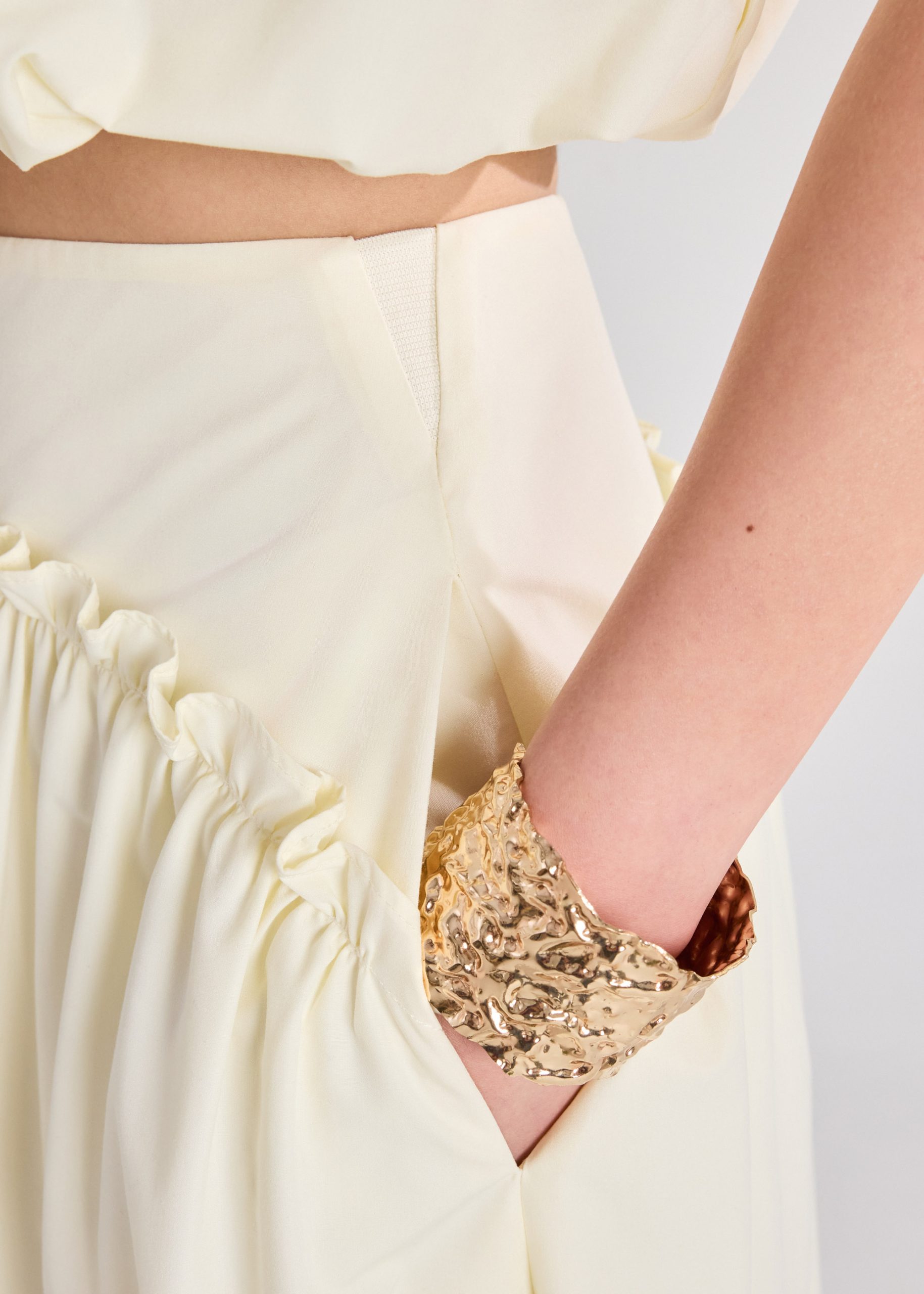 Poplin Floor Length Skirt - Image 5