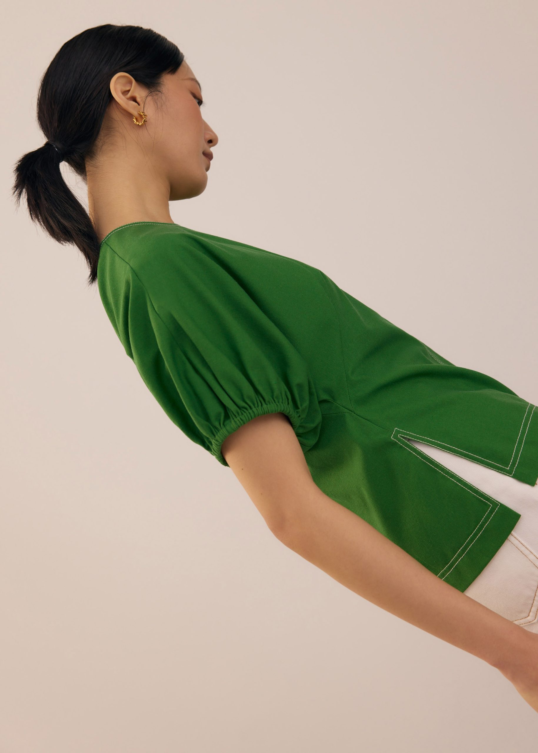 Round Neck Batwing Tunic Top - Image 13