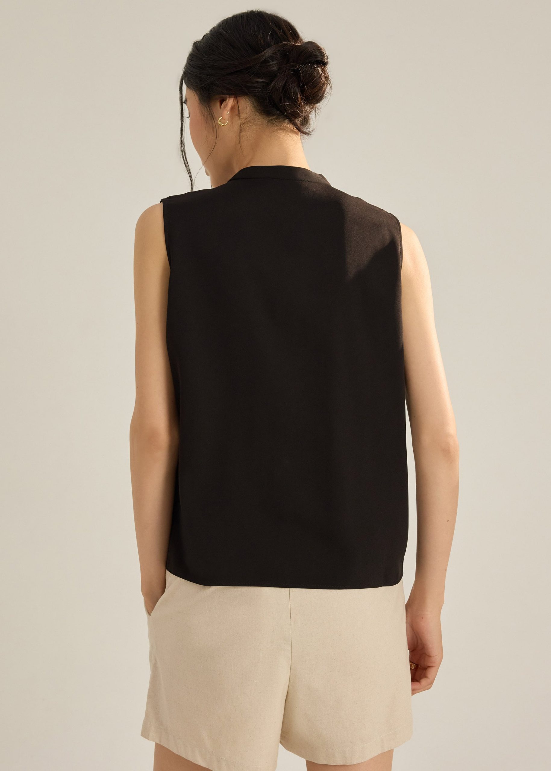 Ella Pintuck Blouse With Lace Trim - Image 6