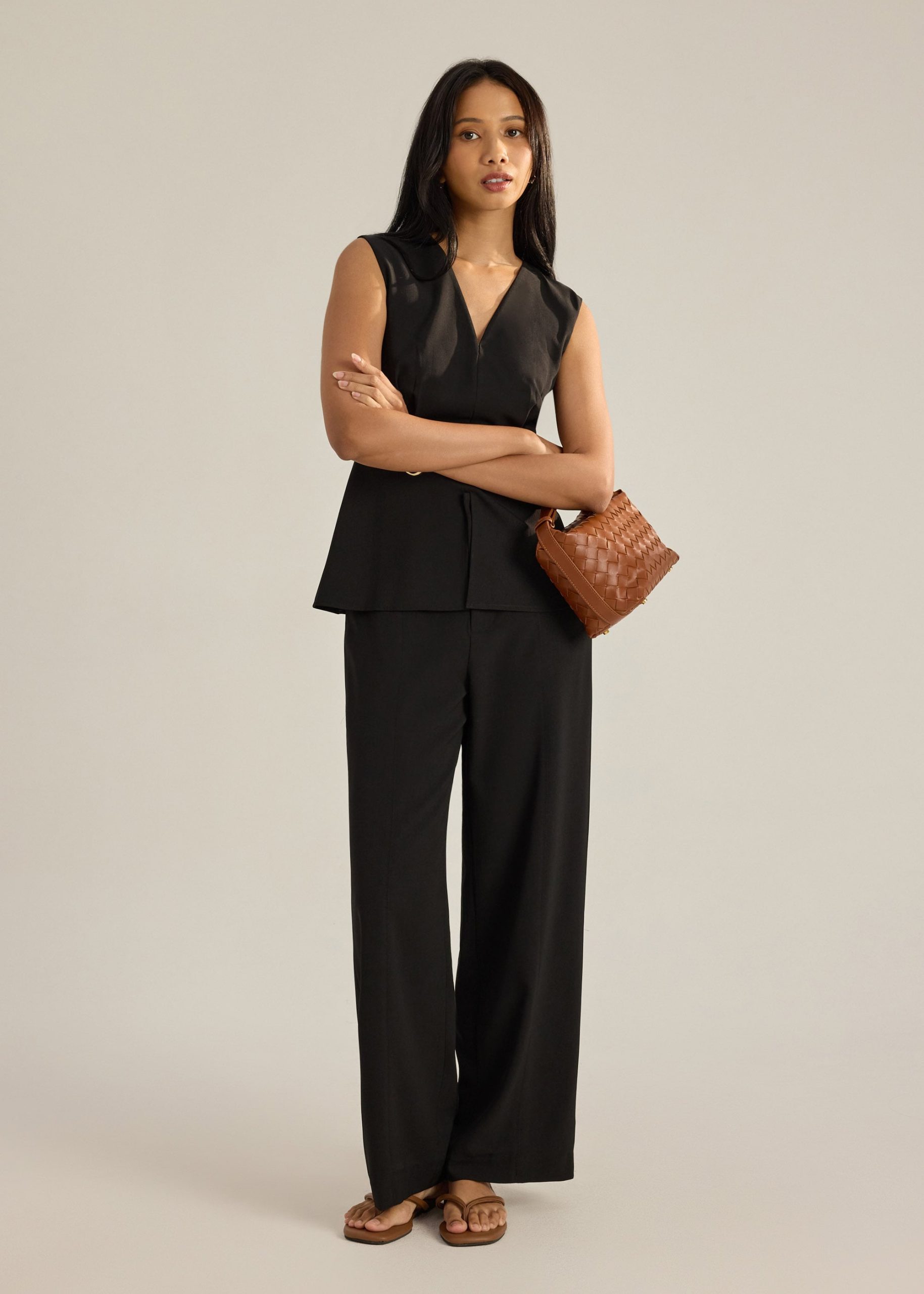 Alicia Melange Peplum Top - Image 7