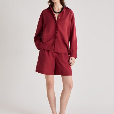 Riley RuchedReady® Premium Linen Shirt
