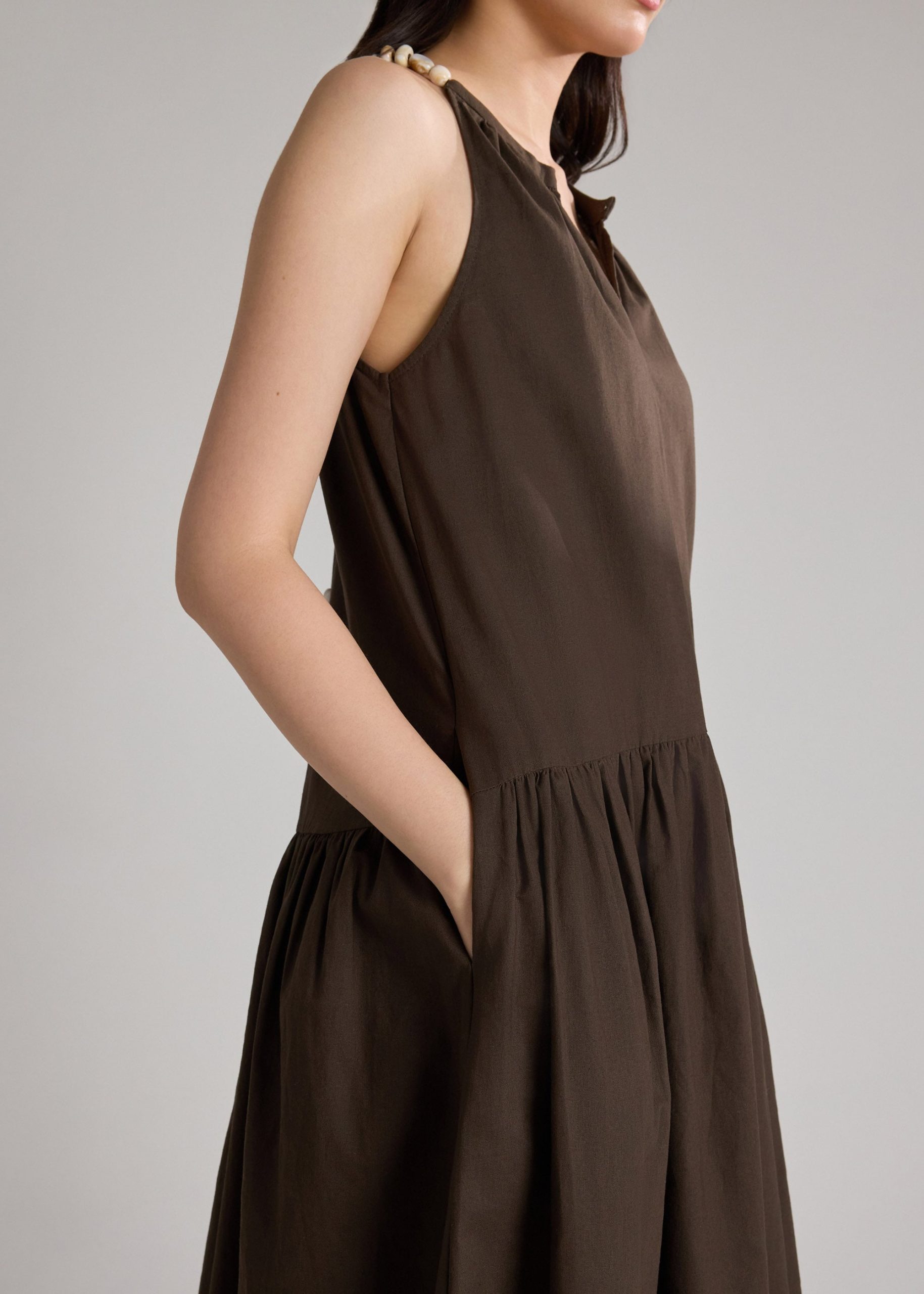 Coastal Beads Trapeze Dress - Image 14