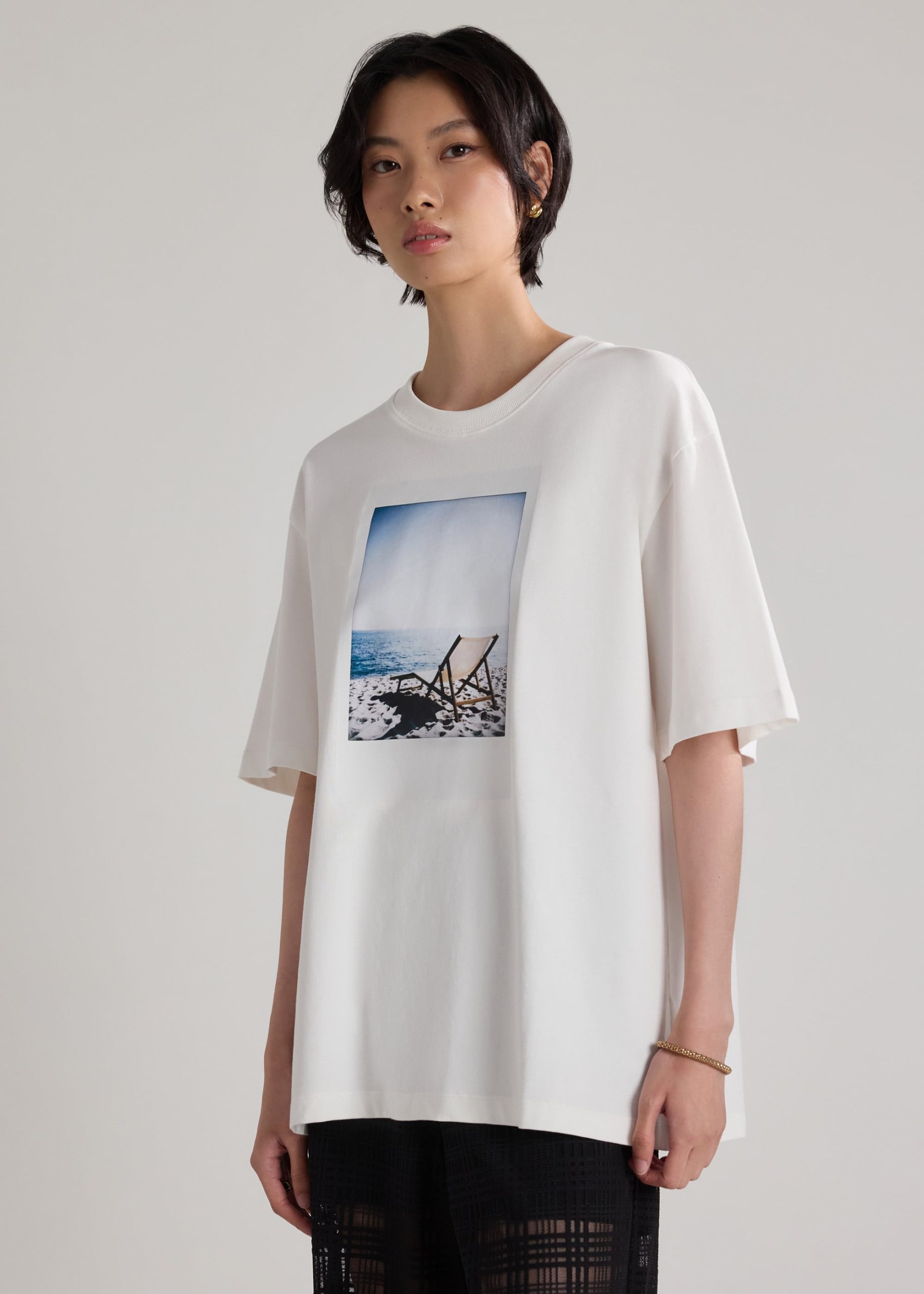 Oversized Jersey Graphic Tee - Image 2