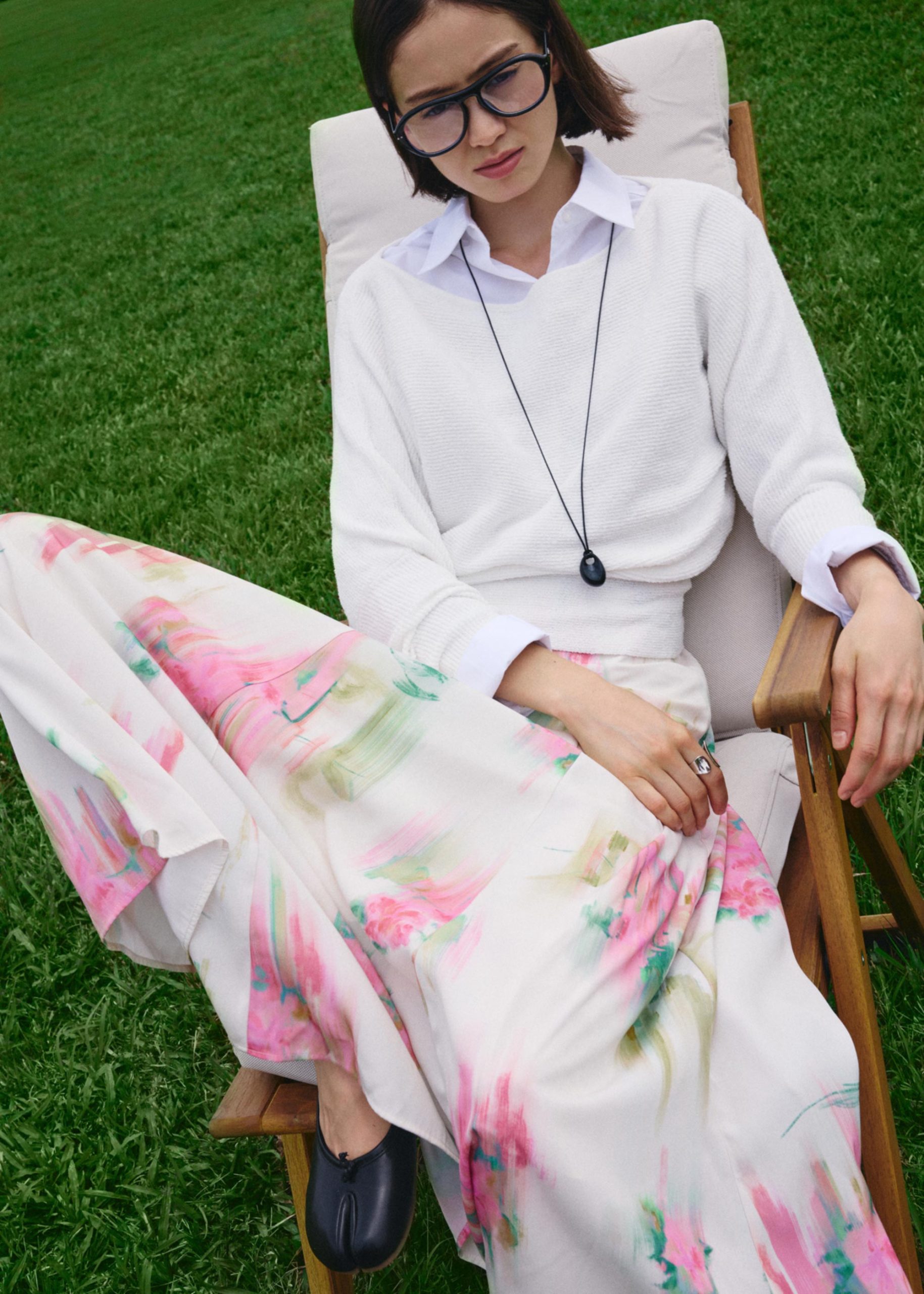 Flare Skirt in Summer Haze - Image 3