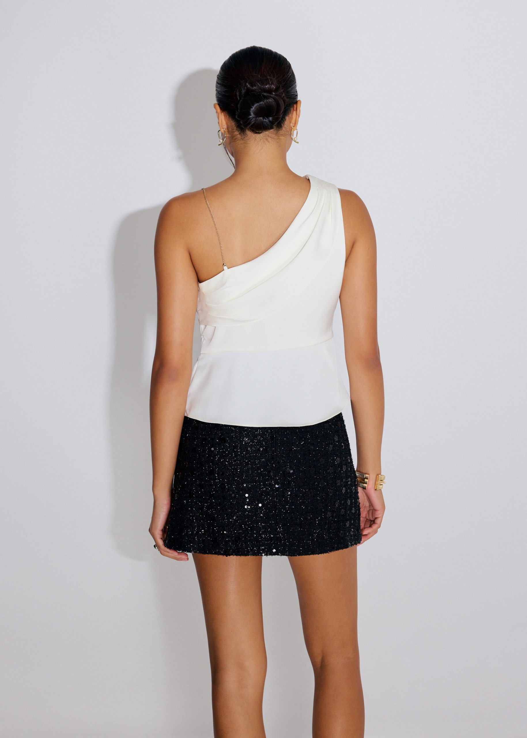 Asymmetric Satin Top - Image 6