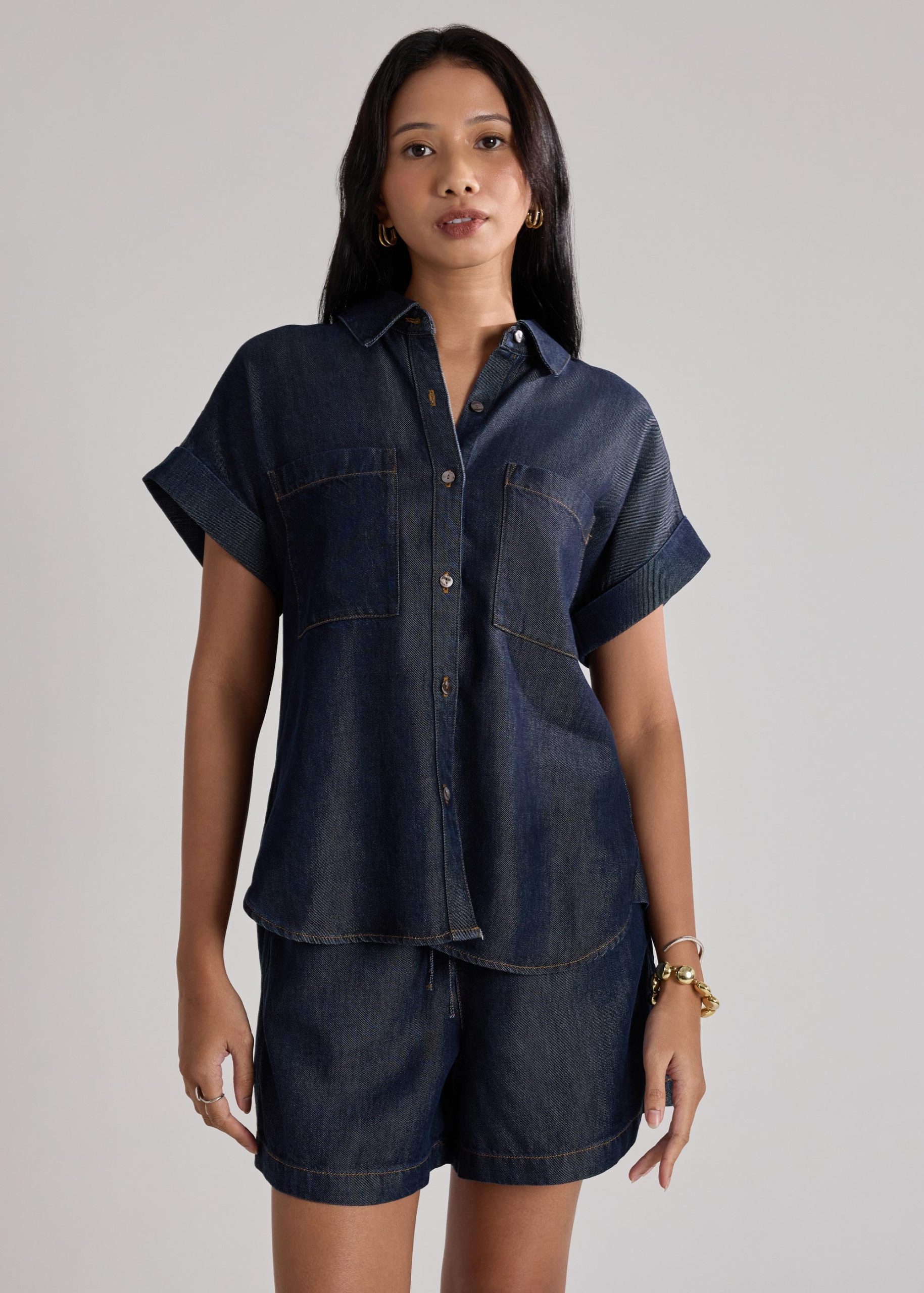 Winnie Lyocell Chambray Relaxed Shirt - Image 3
