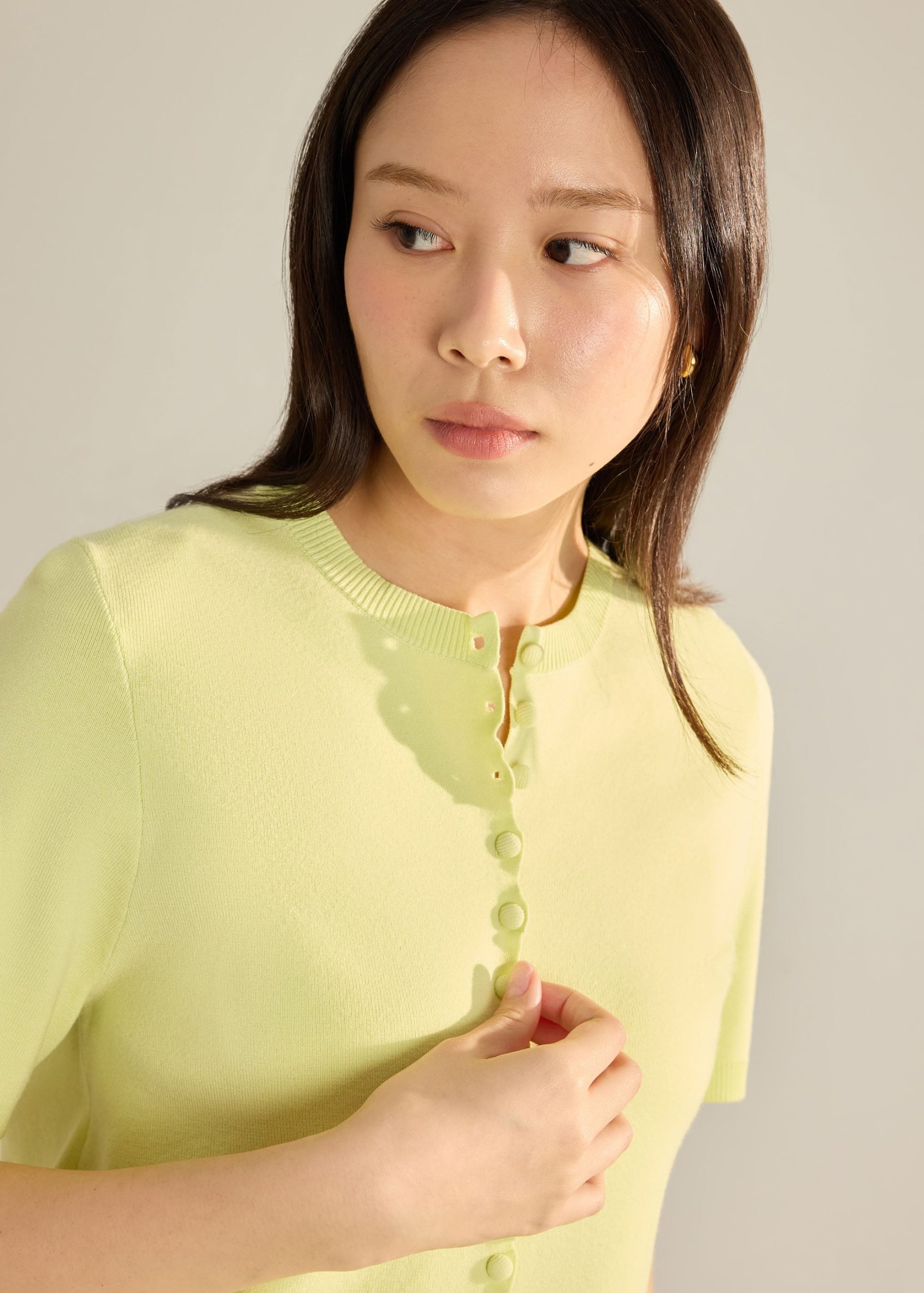 Dawn Scallop Edge Knit Cardigan - Image 7