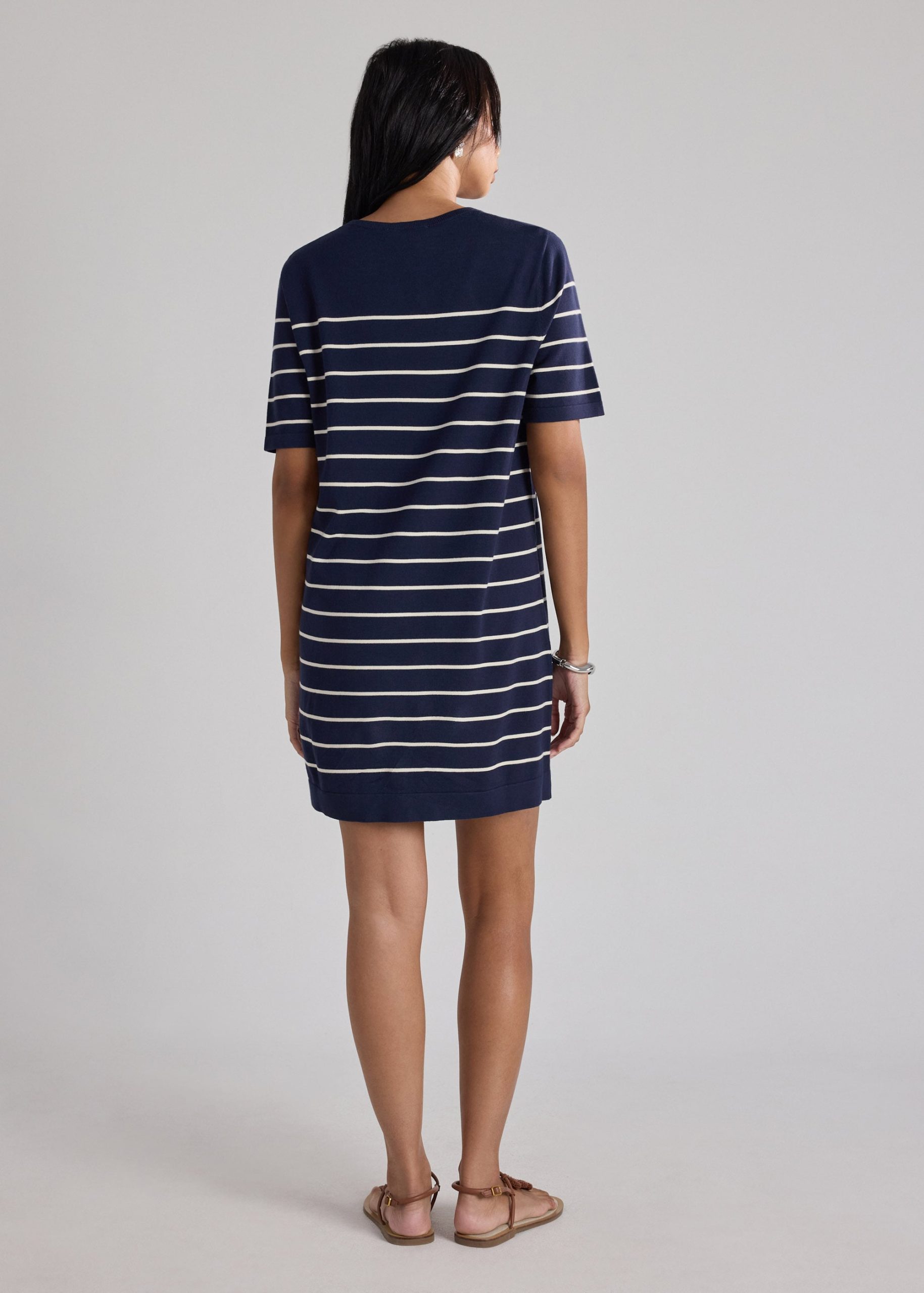 Resa Striped Knit Shift Dress - Image 10