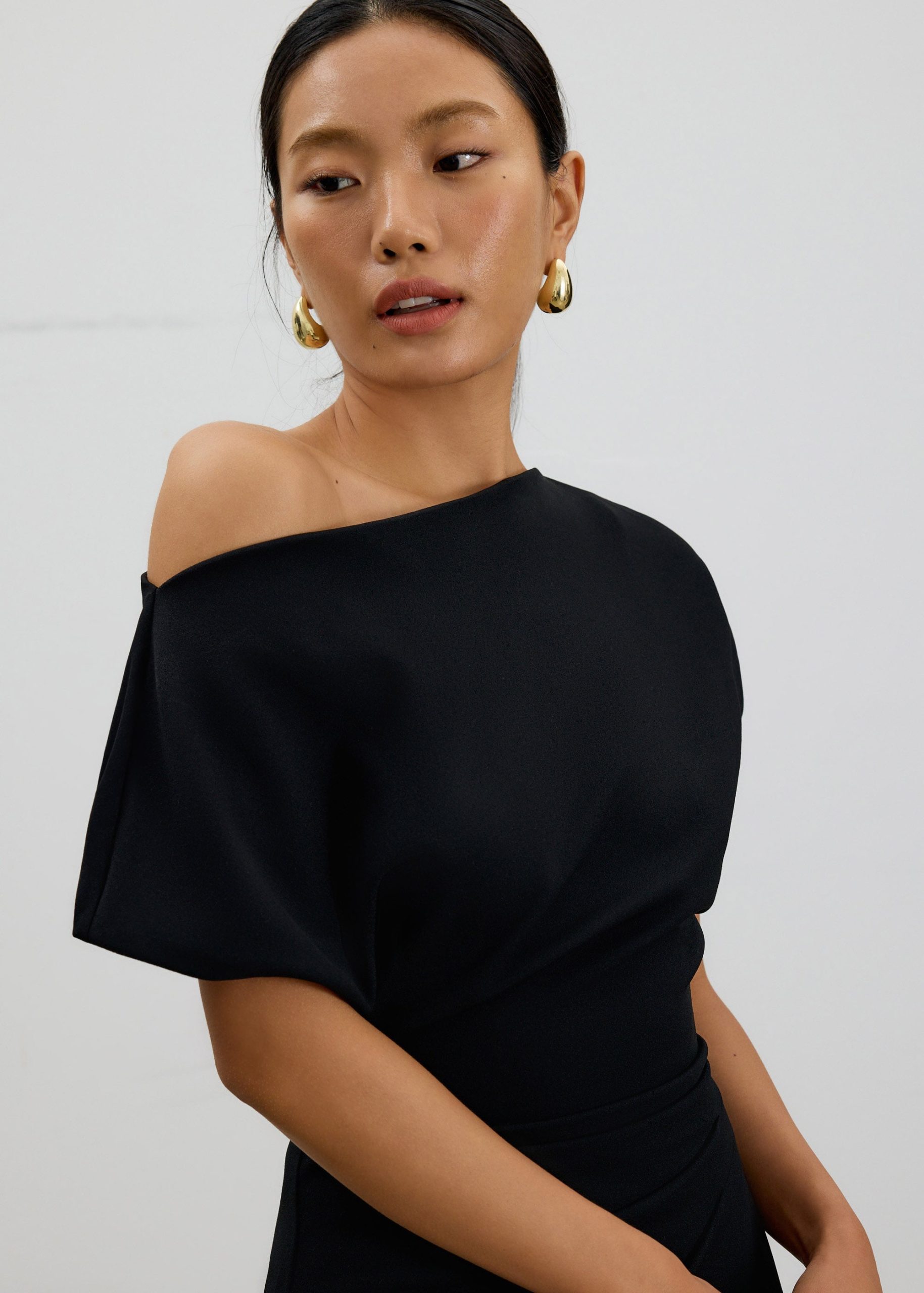Amala Multi-way Drape Midi Dress