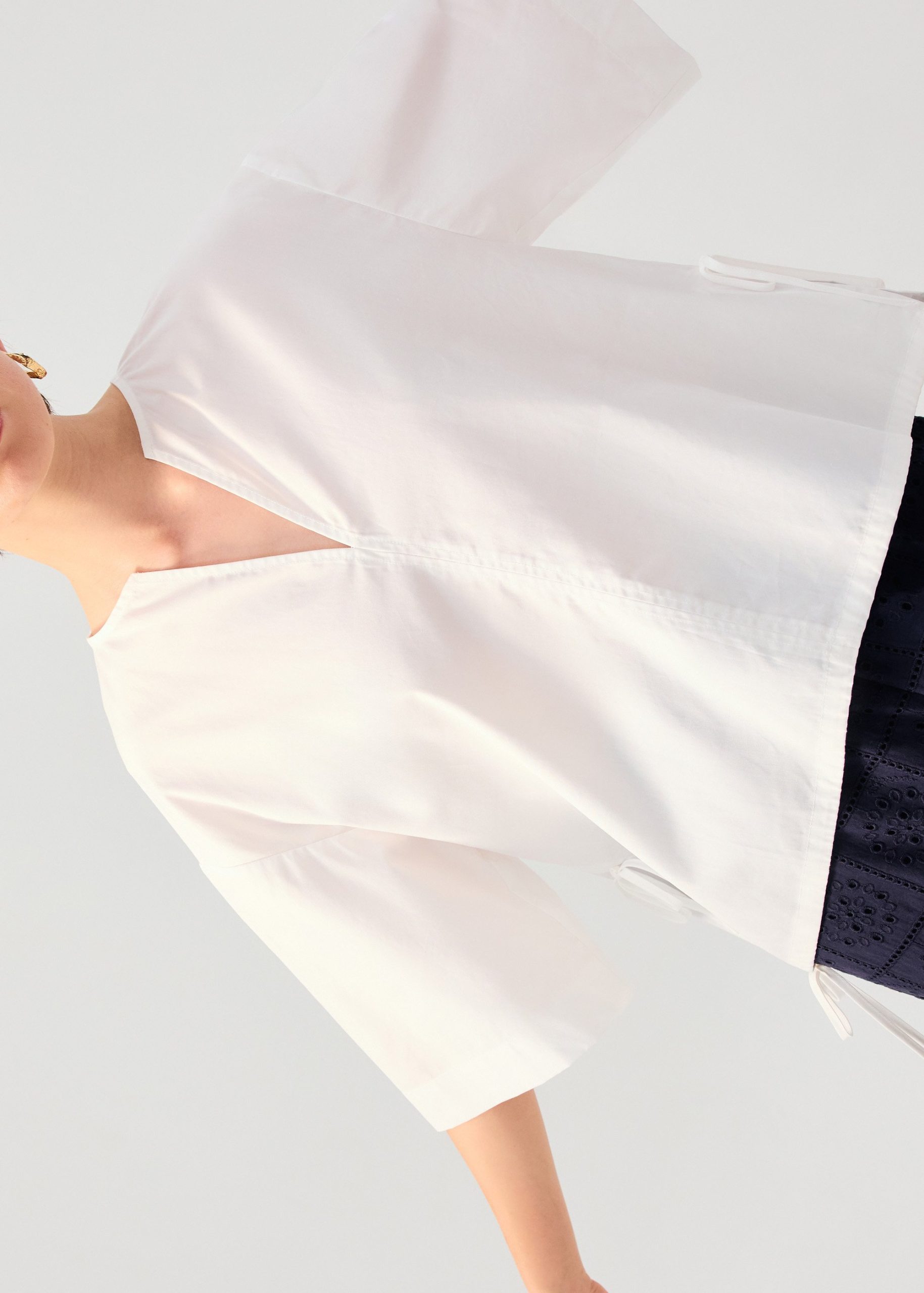Shay Cotton Notch Boxy Top - Image 5
