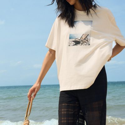 Oversized Jersey Graphic Tee
