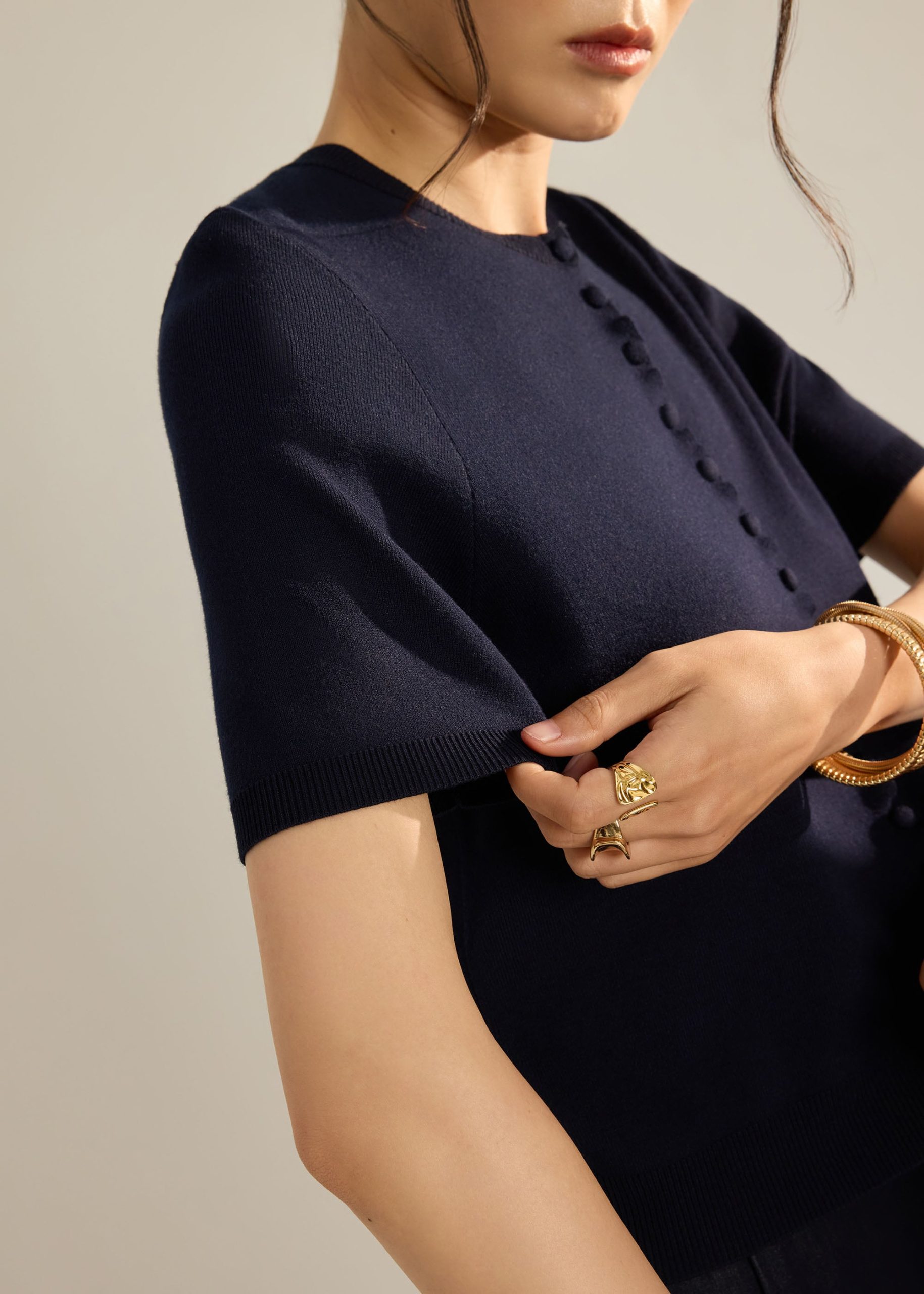 Dawn Scallop Edge Knit Cardigan - Image 12