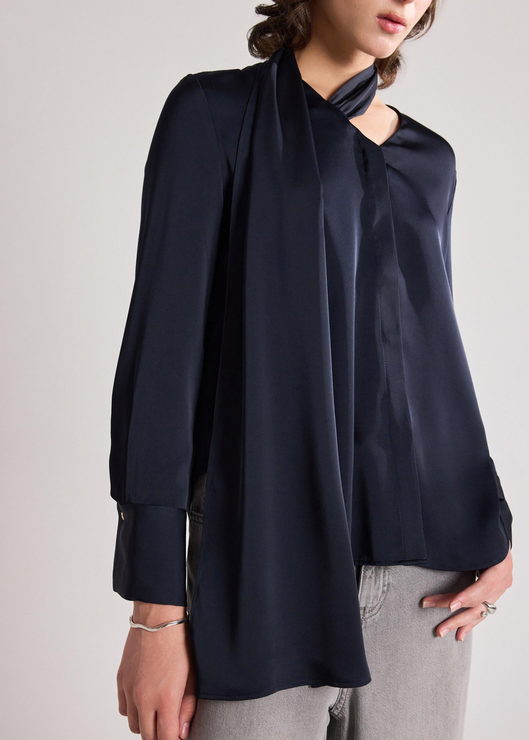 RuchedReady® Multi-way Satin Shirt - Image 12