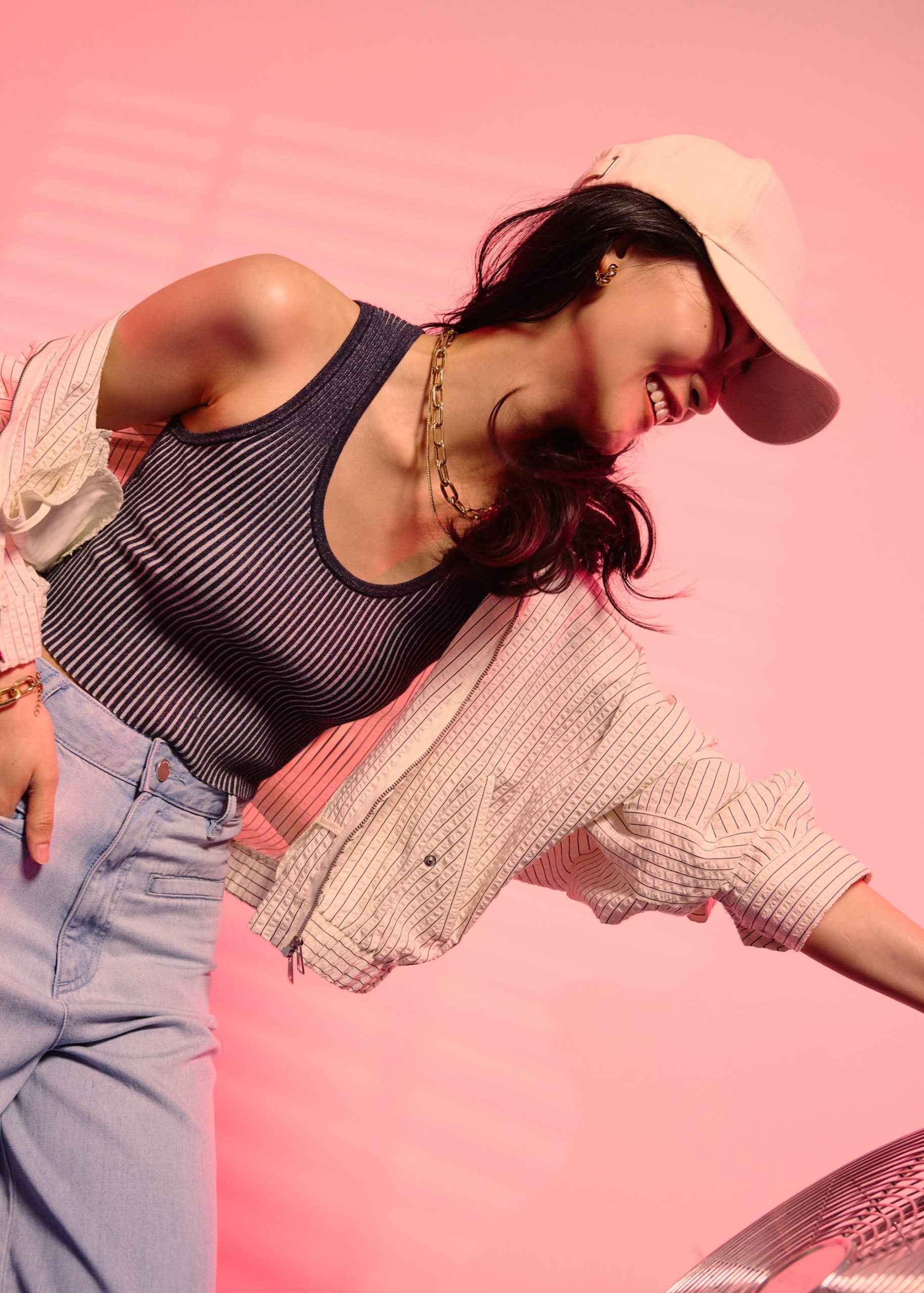 Duo Knit Scoop Neck Crop Tank Top - Image 7
