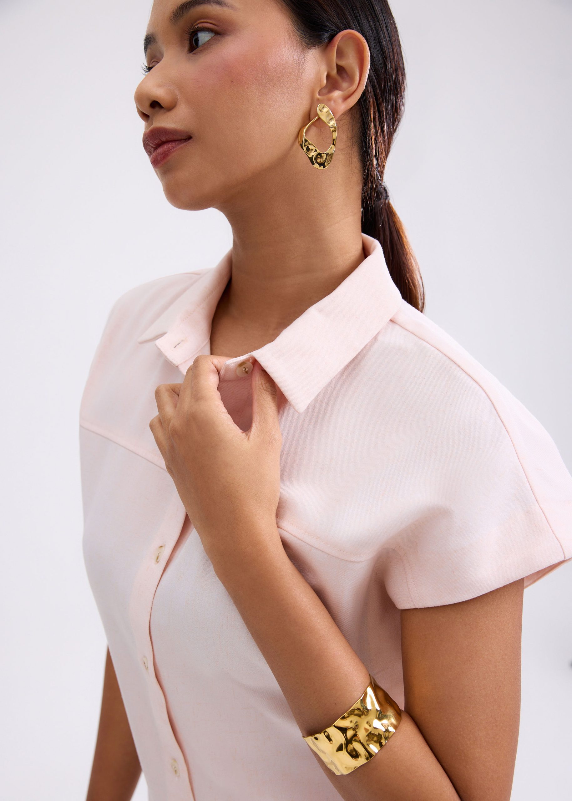 Lian Button Down Column Midaxi Dress - Image 4