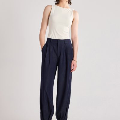 Chambray Balloon Pants