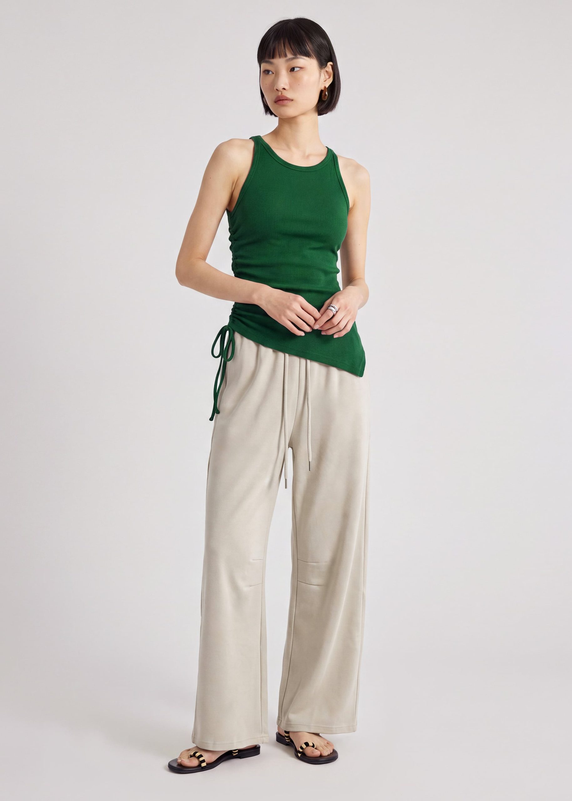 Jersey Asymmetric Long Tank - Image 2